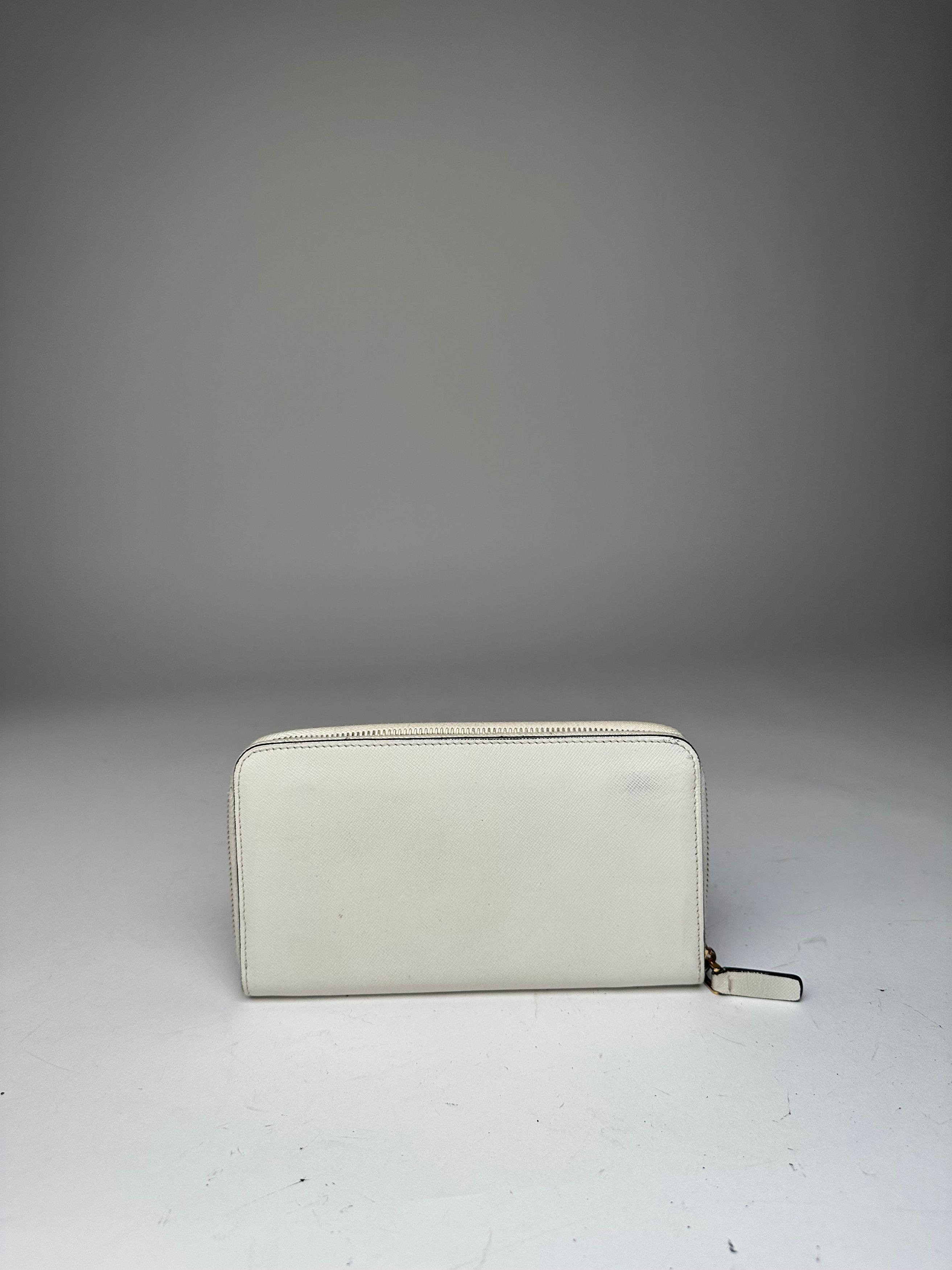 Marni Vintage Zippy Leather wallet White Size ONE SIZE - 4 Thumbnail