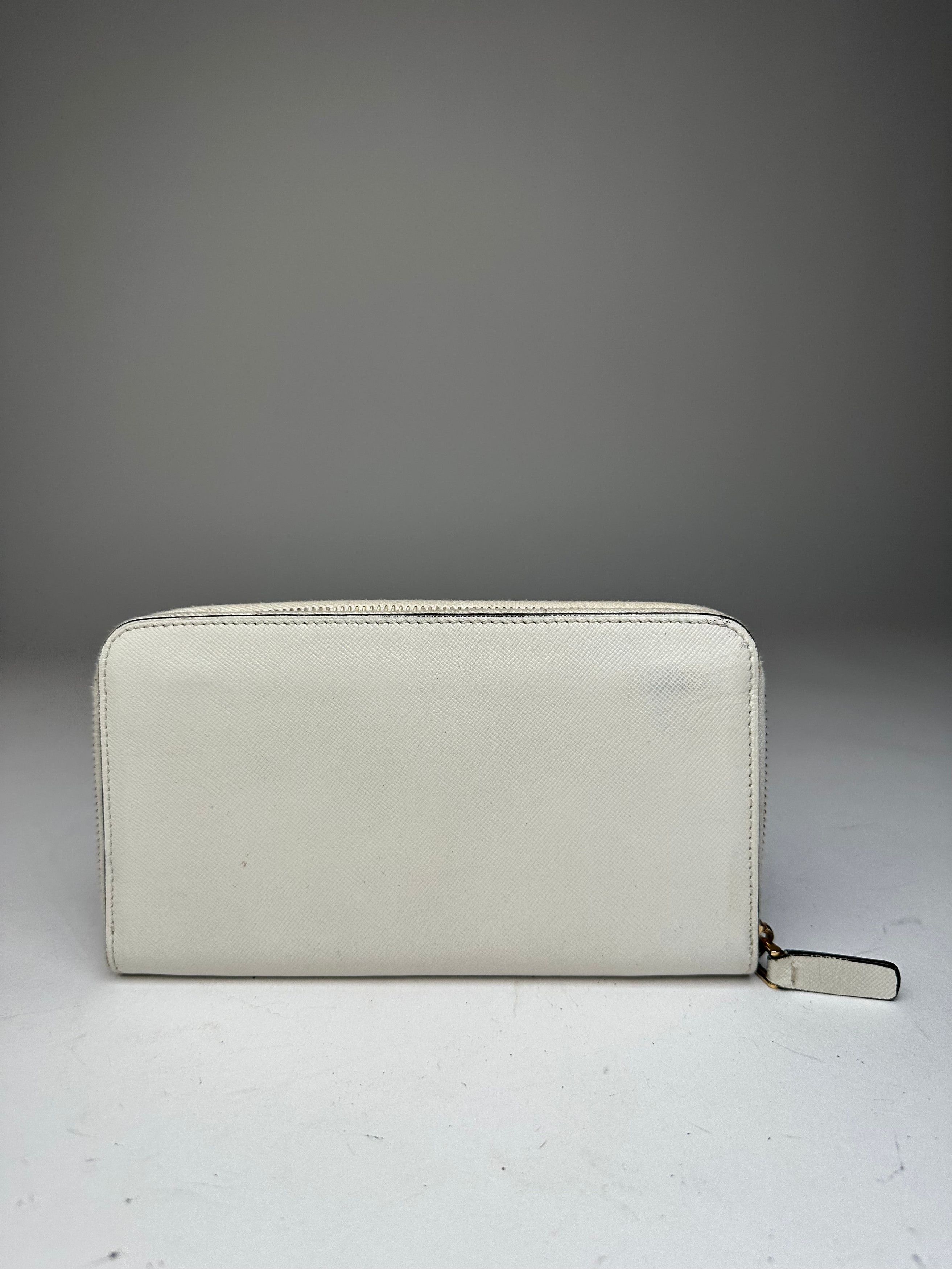 Marni Vintage Zippy Leather wallet White Size ONE SIZE - 2 Thumbnail