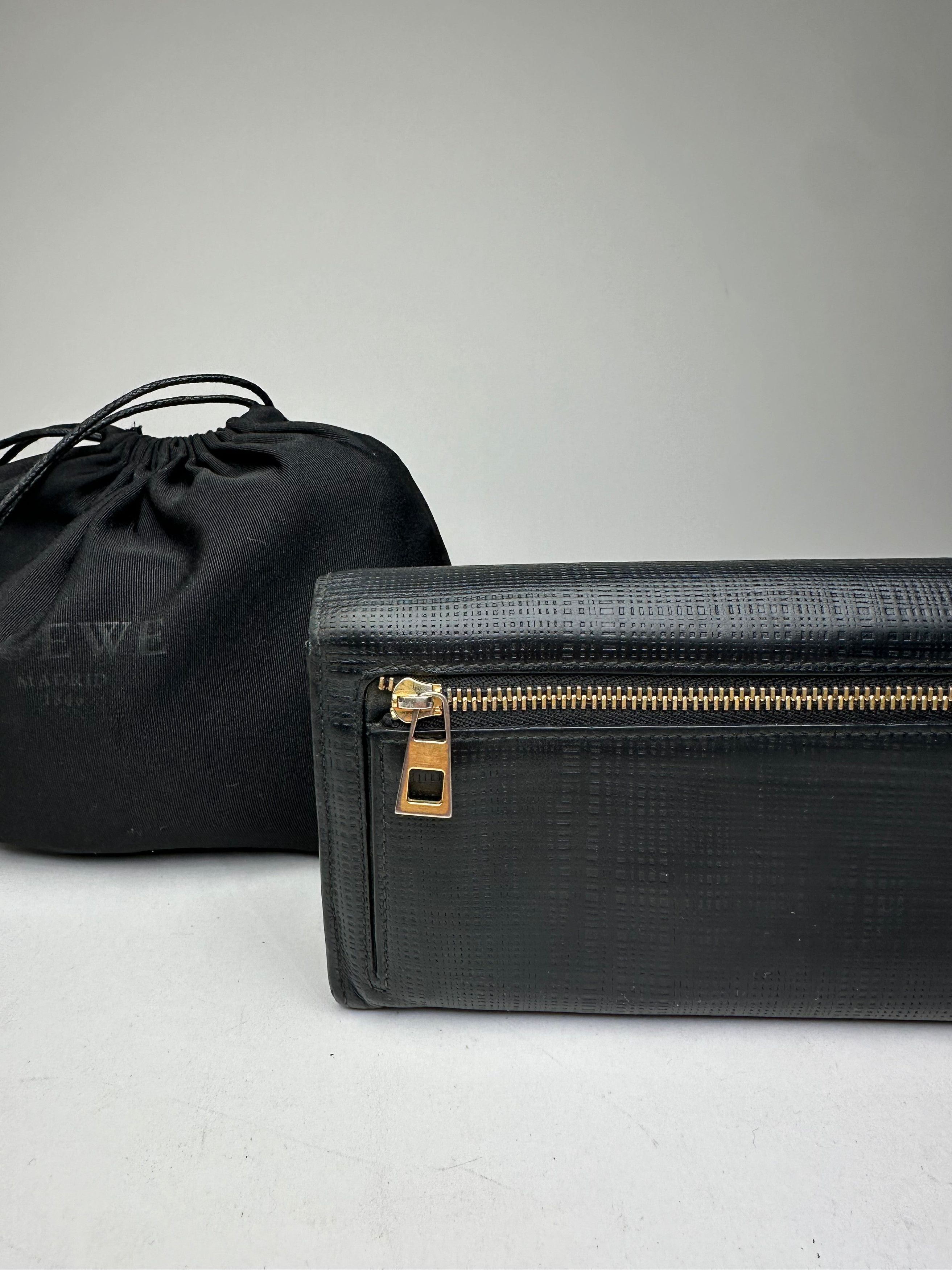 Loewe Vintage Madrid Leather Wallet Black Size ONE SIZE - 7 Thumbnail