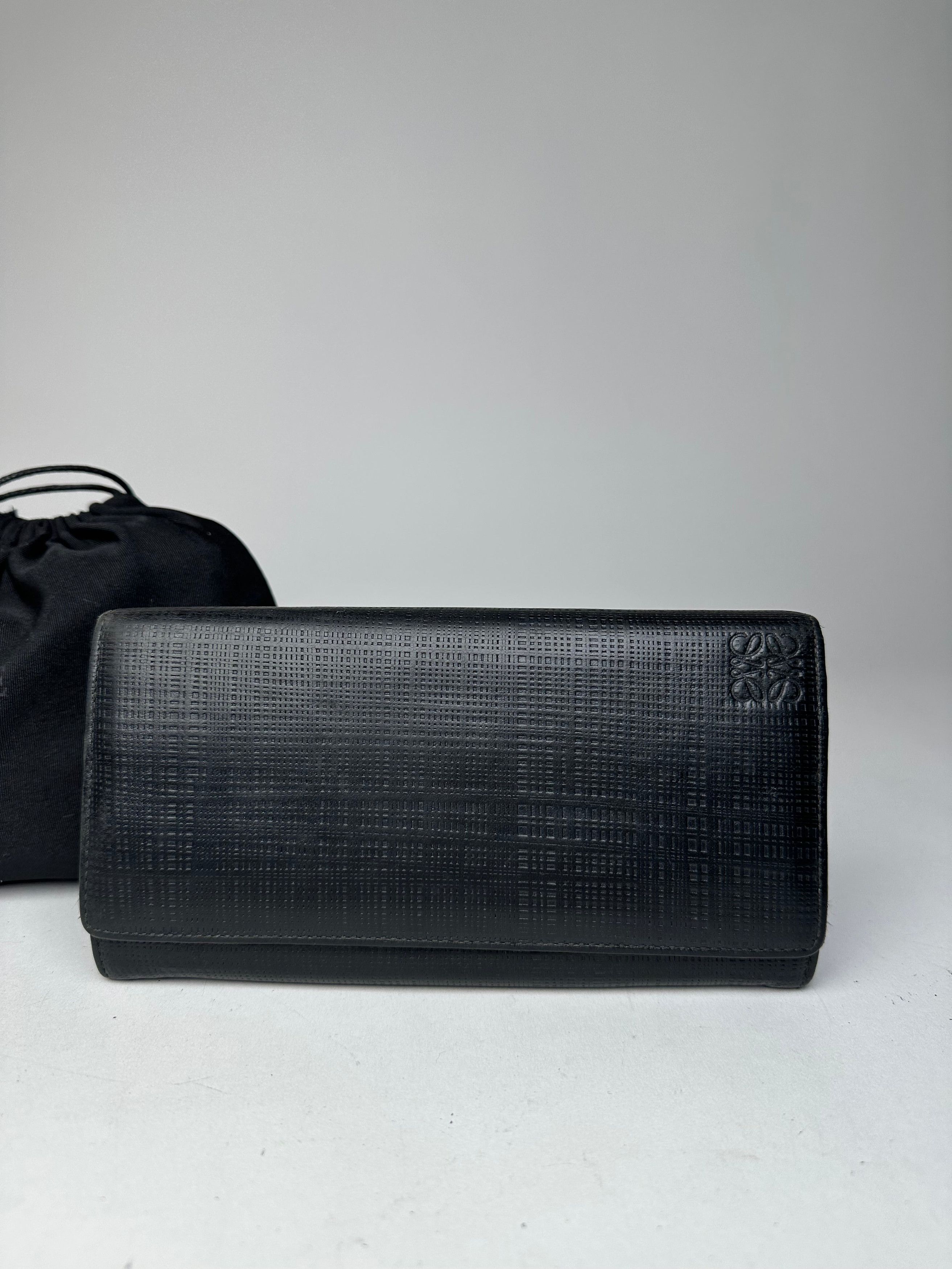 Loewe Vintage Madrid Leather Wallet Black Size ONE SIZE - 5 Thumbnail