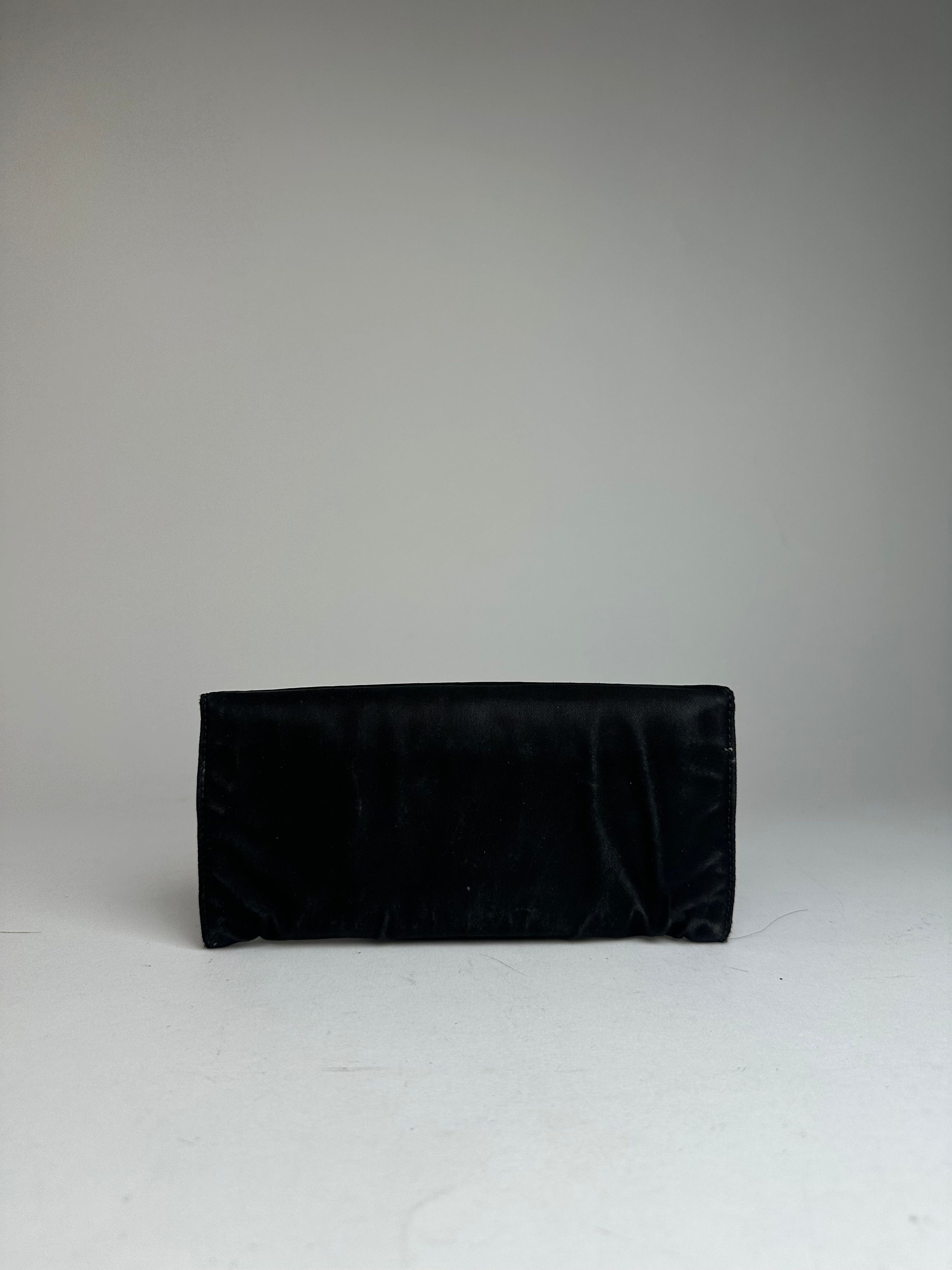 Prada Vintage Triangle Wallet Black Size ONE SIZE - 10 Thumbnail