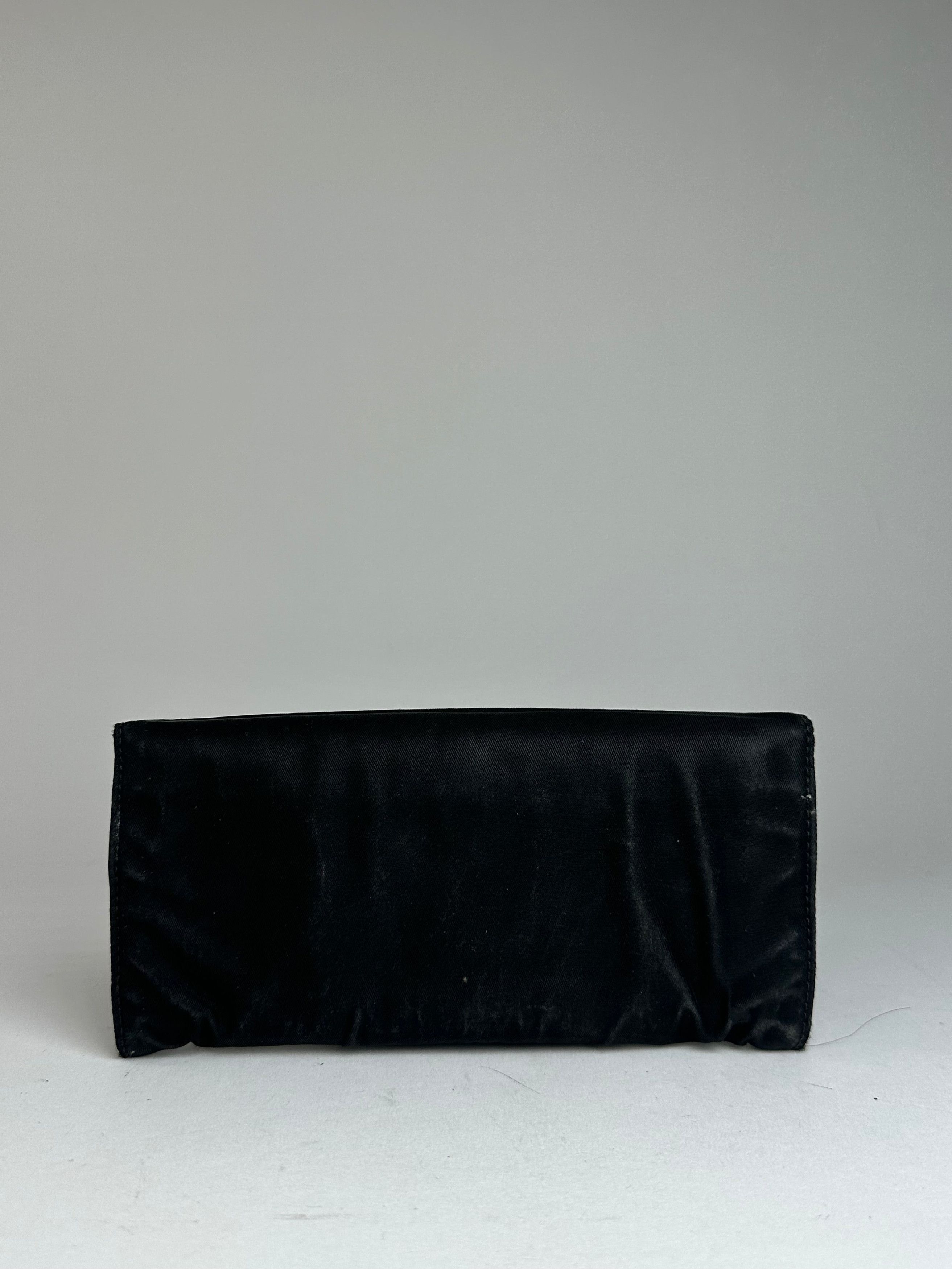 Prada Vintage Triangle Wallet Black Size ONE SIZE - 2 Thumbnail