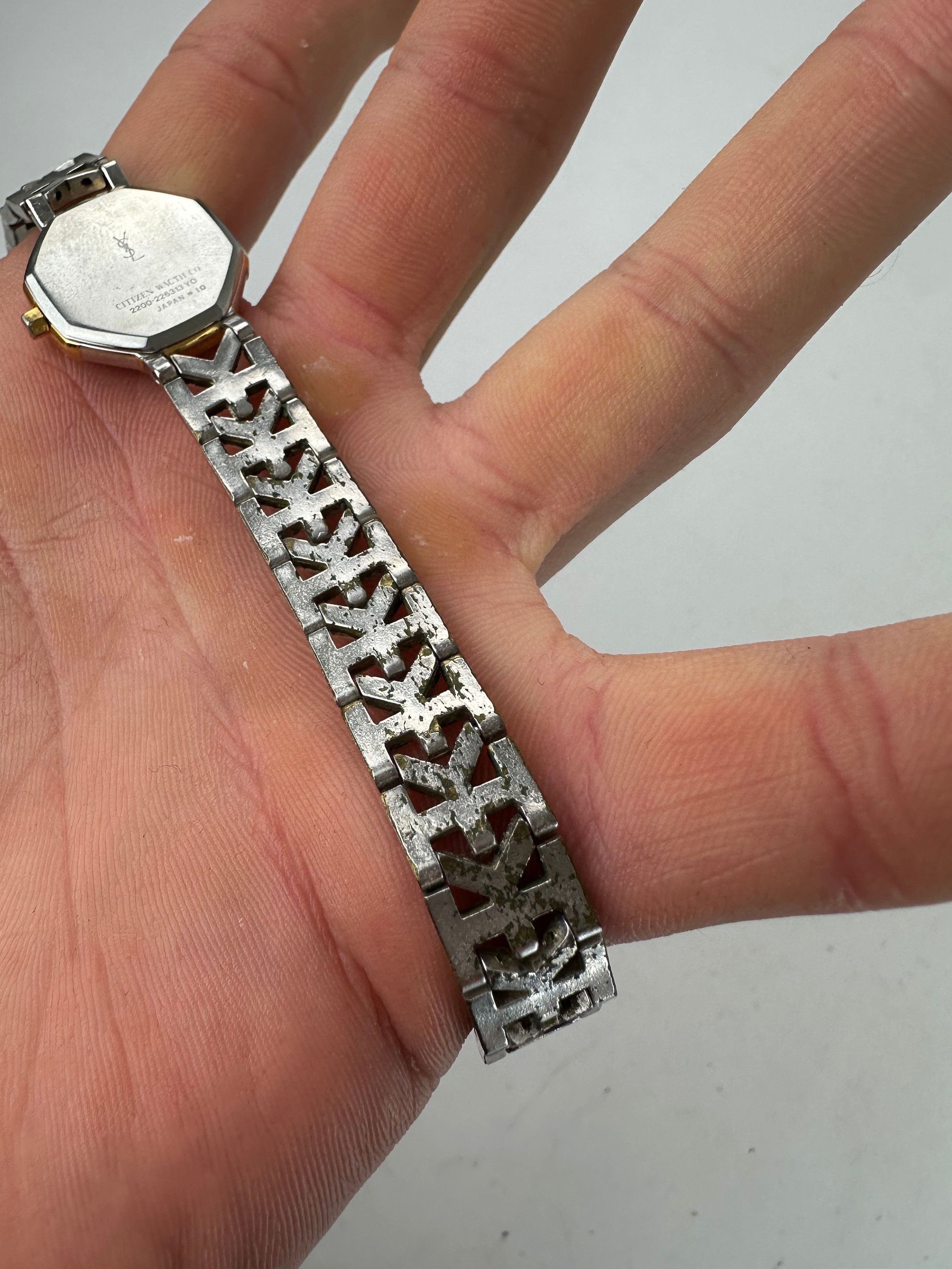 Other Vintage Yves Saint Laurent Gold Plated Quartz Watch Size ONE SIZE - 6 Thumbnail
