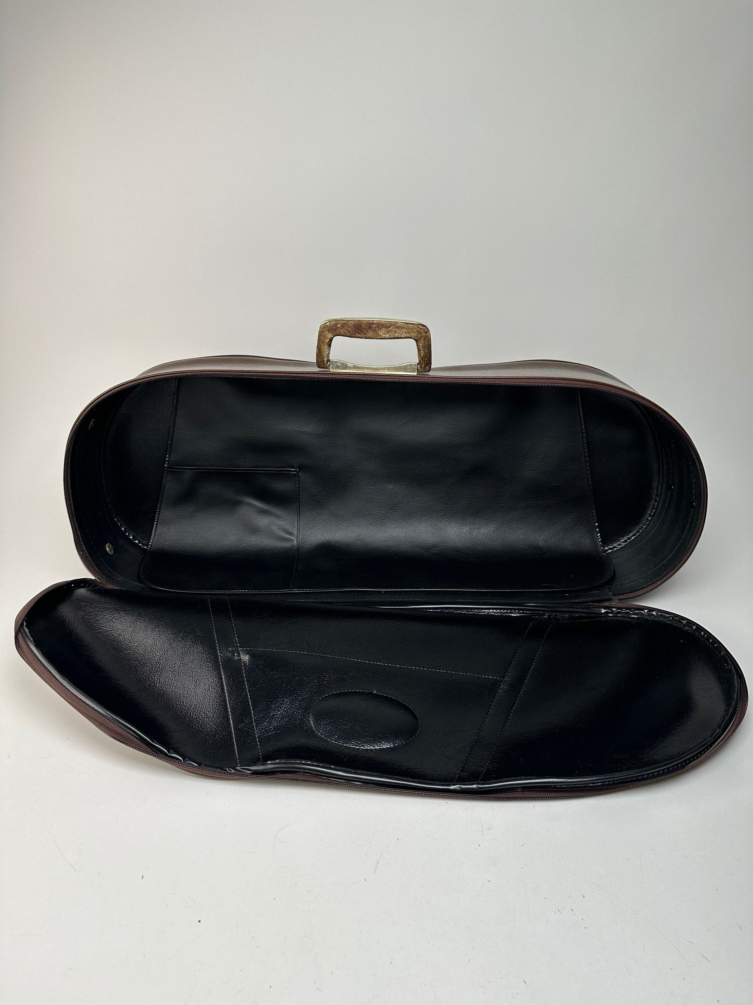Burberry Vintage Nova Check Travel Bag Beige Brown Black Size ONE SIZE - 3 Thumbnail