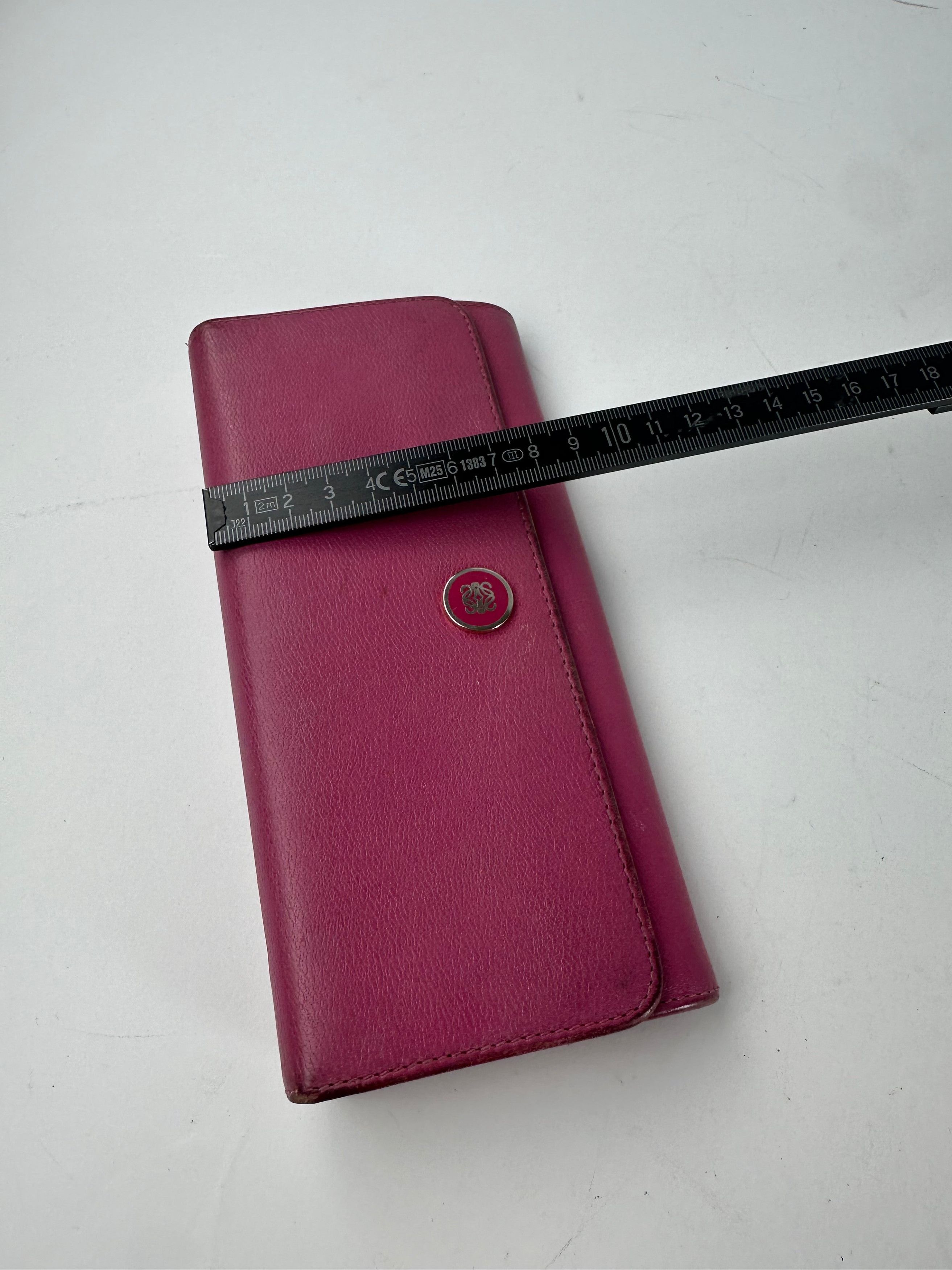 Loewe Vintage Madrid Leather Long Wallet Purple Size ONE SIZE - 11 Thumbnail