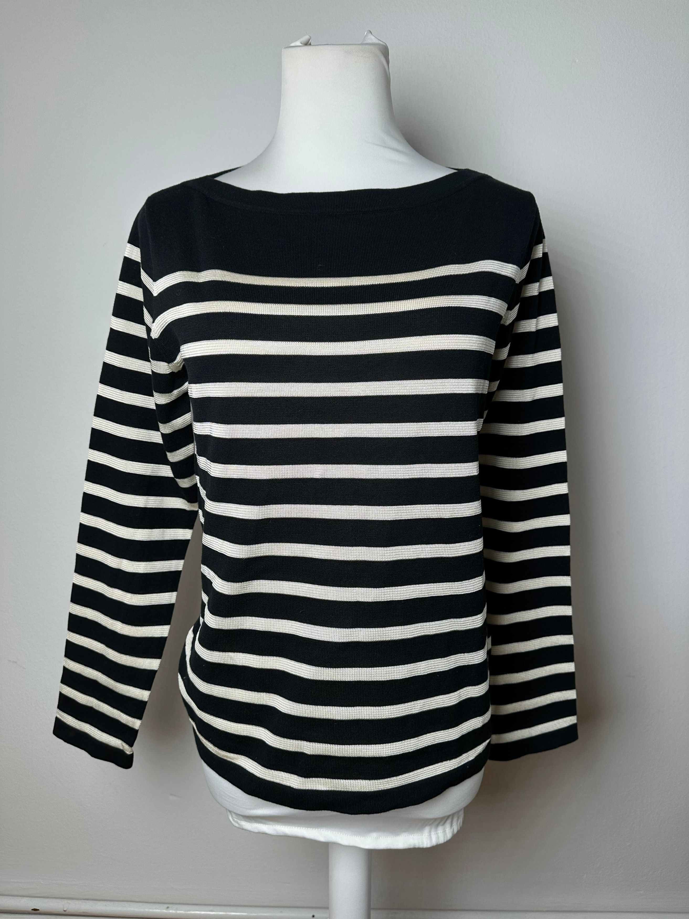 Jean Paul Gaultier Vintage Wool Sweater Striped Black / White M Size S / US 4 / IT 40 - 10 Thumbnail