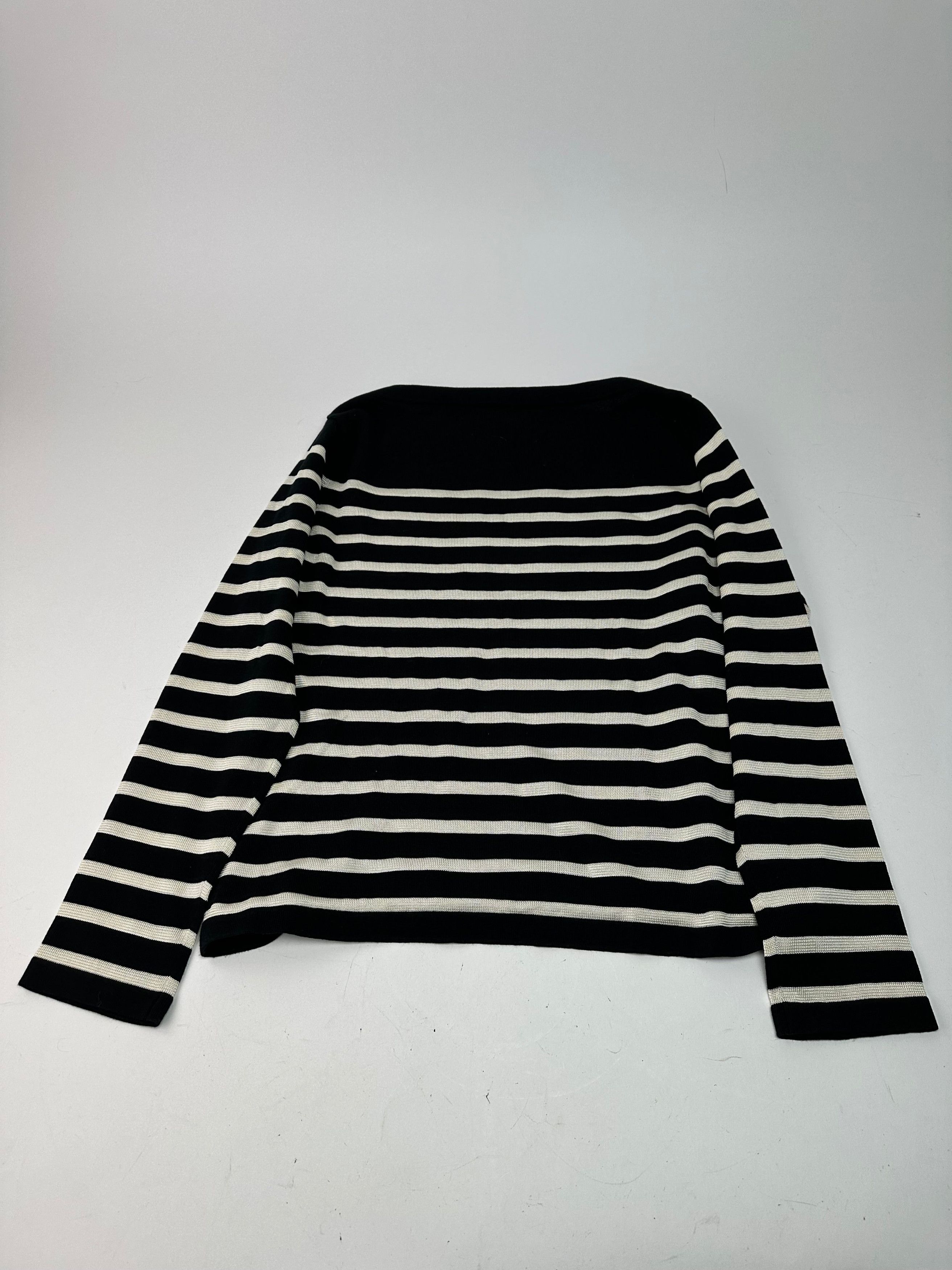 Jean Paul Gaultier Vintage Wool Sweater Striped Black / White M Size S / US 4 / IT 40 - 8 Thumbnail