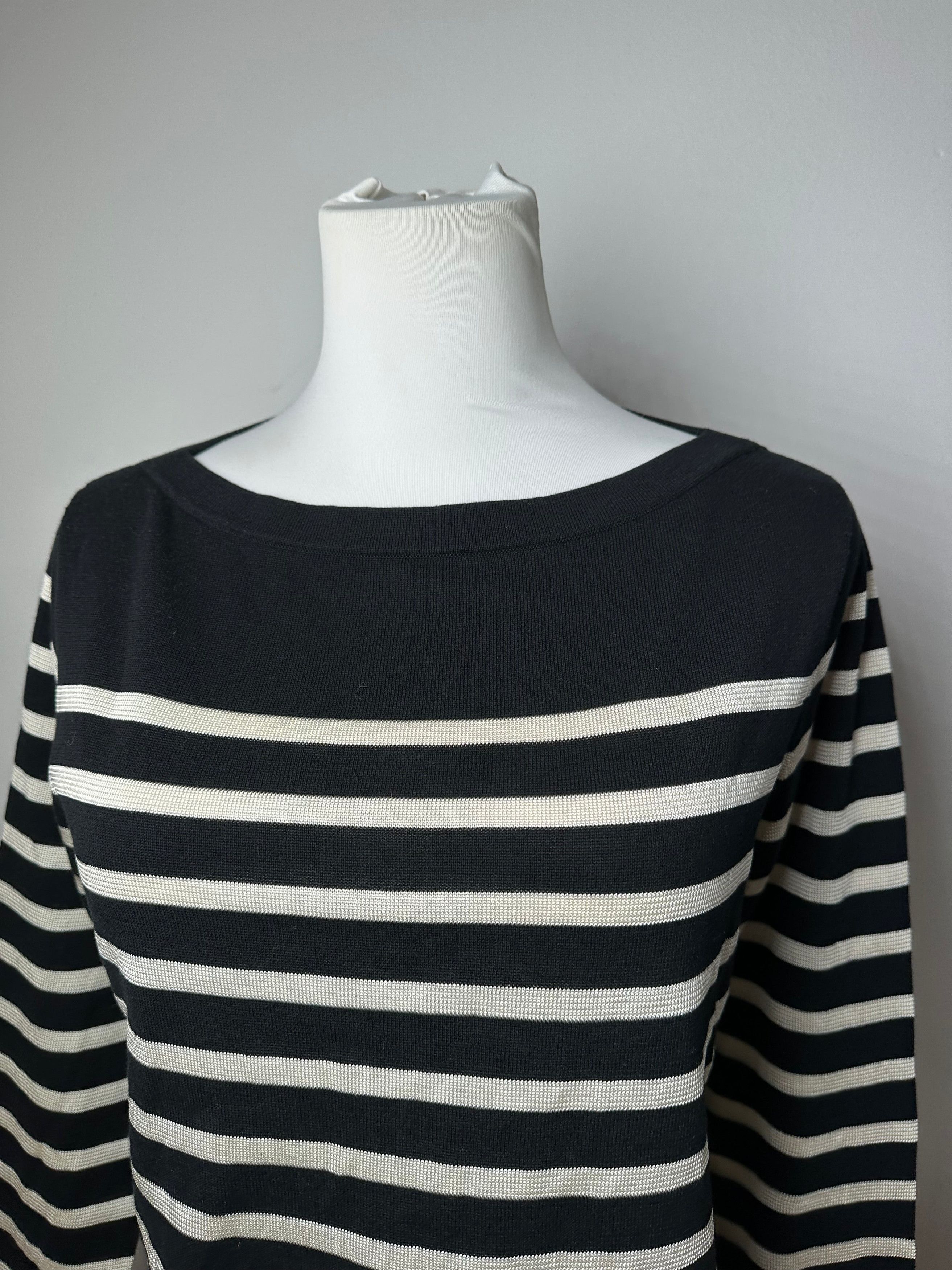 Jean Paul Gaultier Vintage Wool Sweater Striped Black / White M Size S / US 4 / IT 40 - 11 Thumbnail