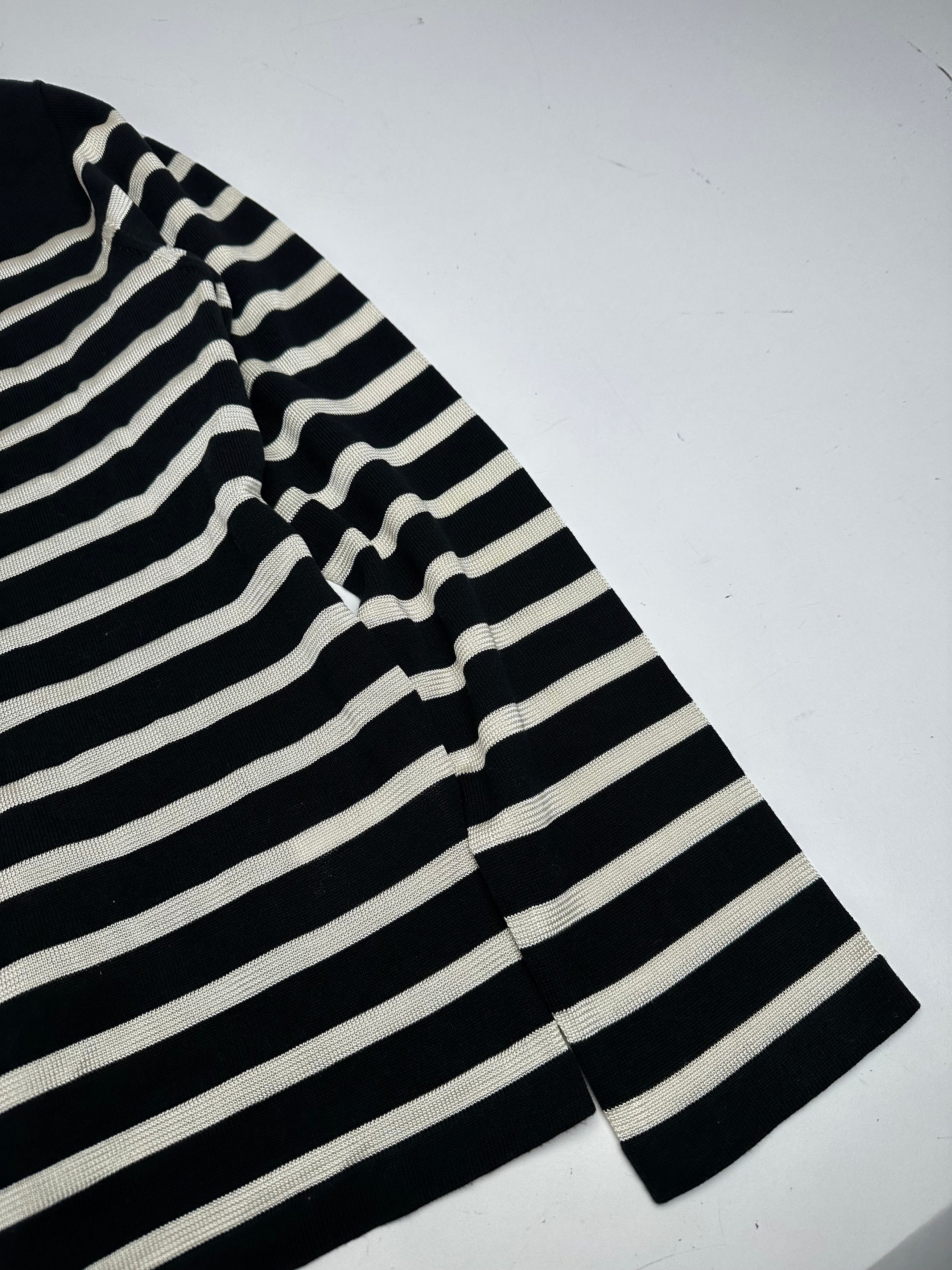 Jean Paul Gaultier Vintage Wool Sweater Striped Black / White M Size S / US 4 / IT 40 - 6 Thumbnail