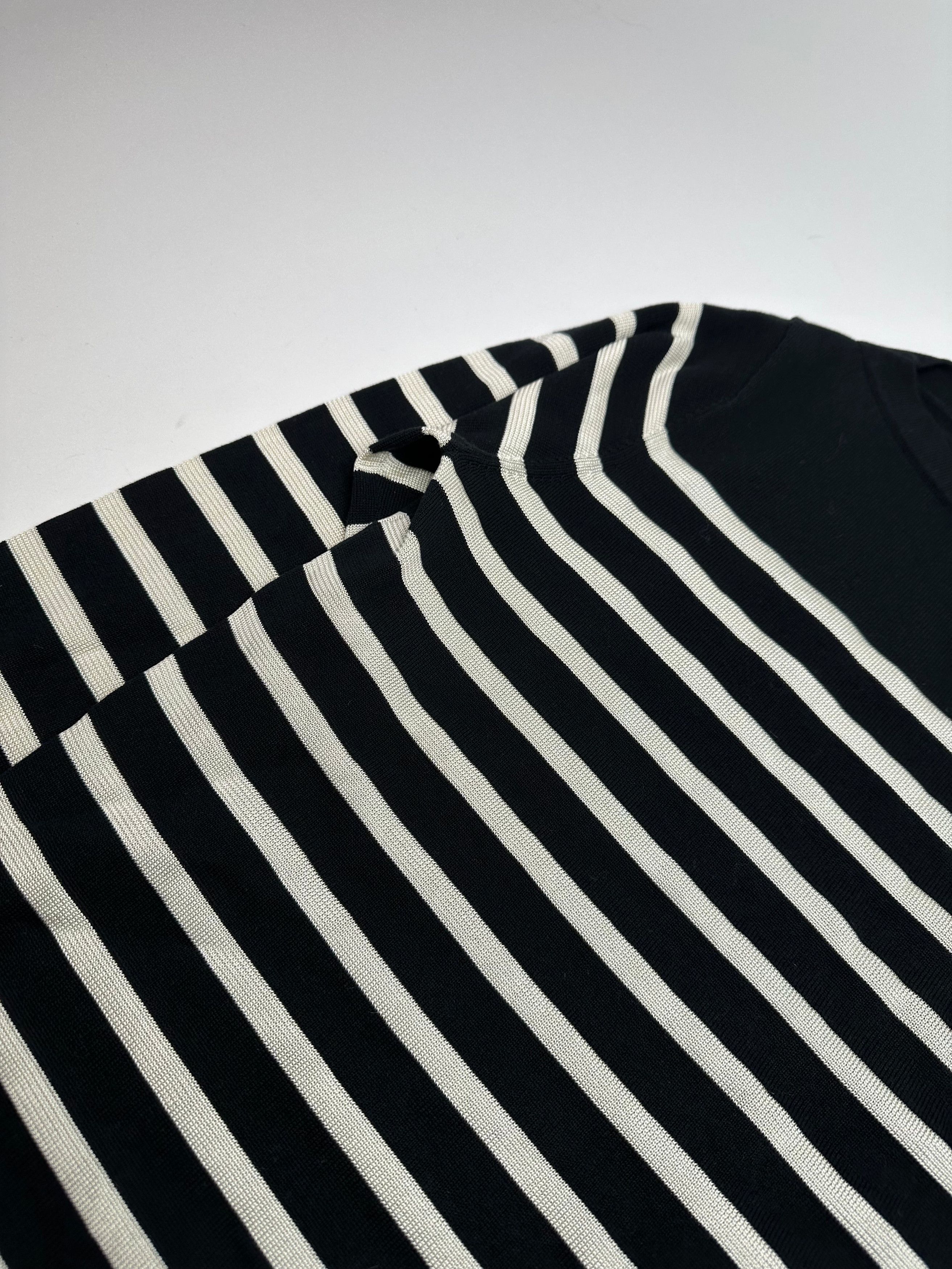 Jean Paul Gaultier Vintage Wool Sweater Striped Black / White M Size S / US 4 / IT 40 - 5 Thumbnail