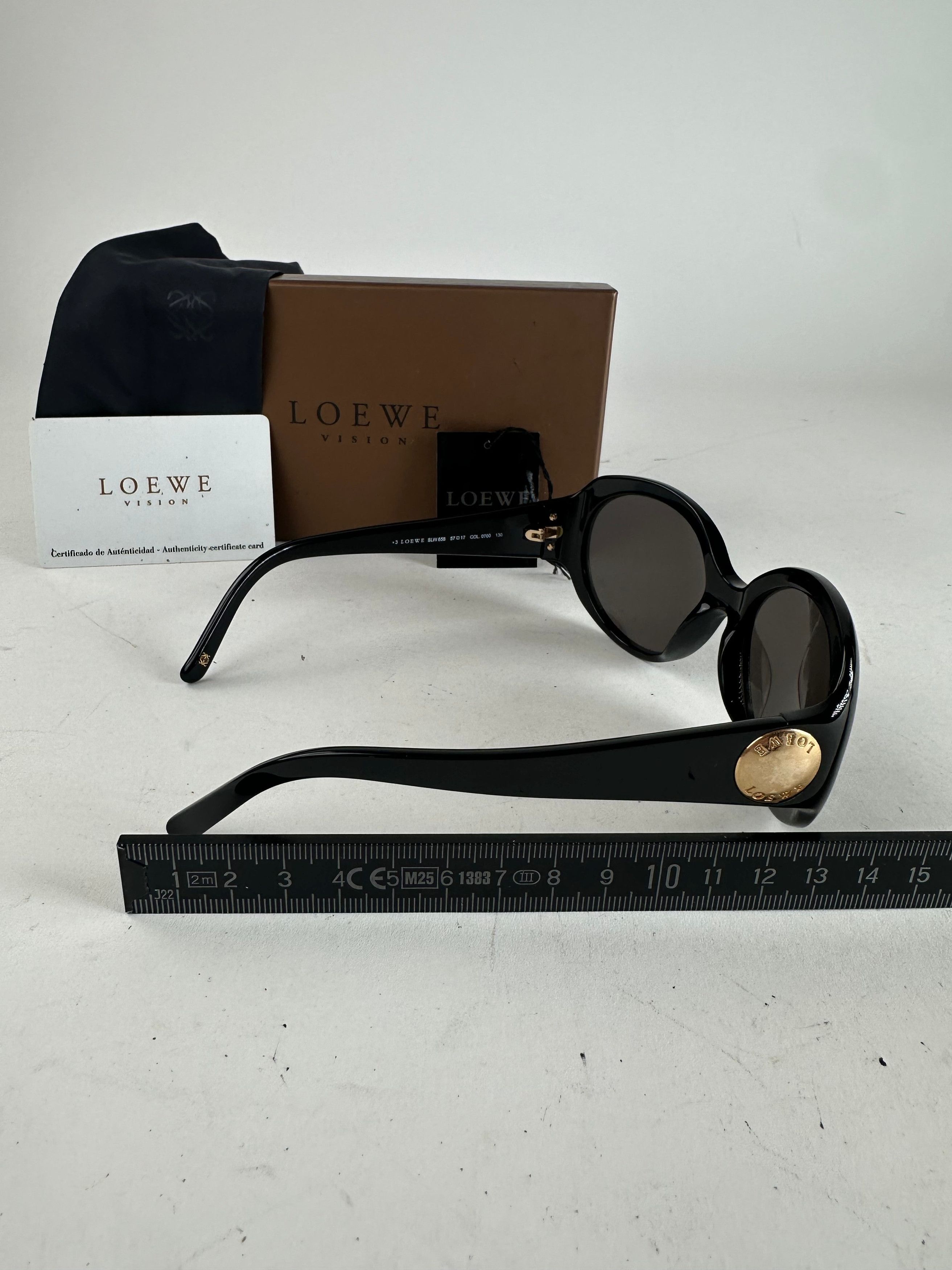 Loewe Vintage Overd Sunglasses Black Size ONE SIZE - 9 Thumbnail