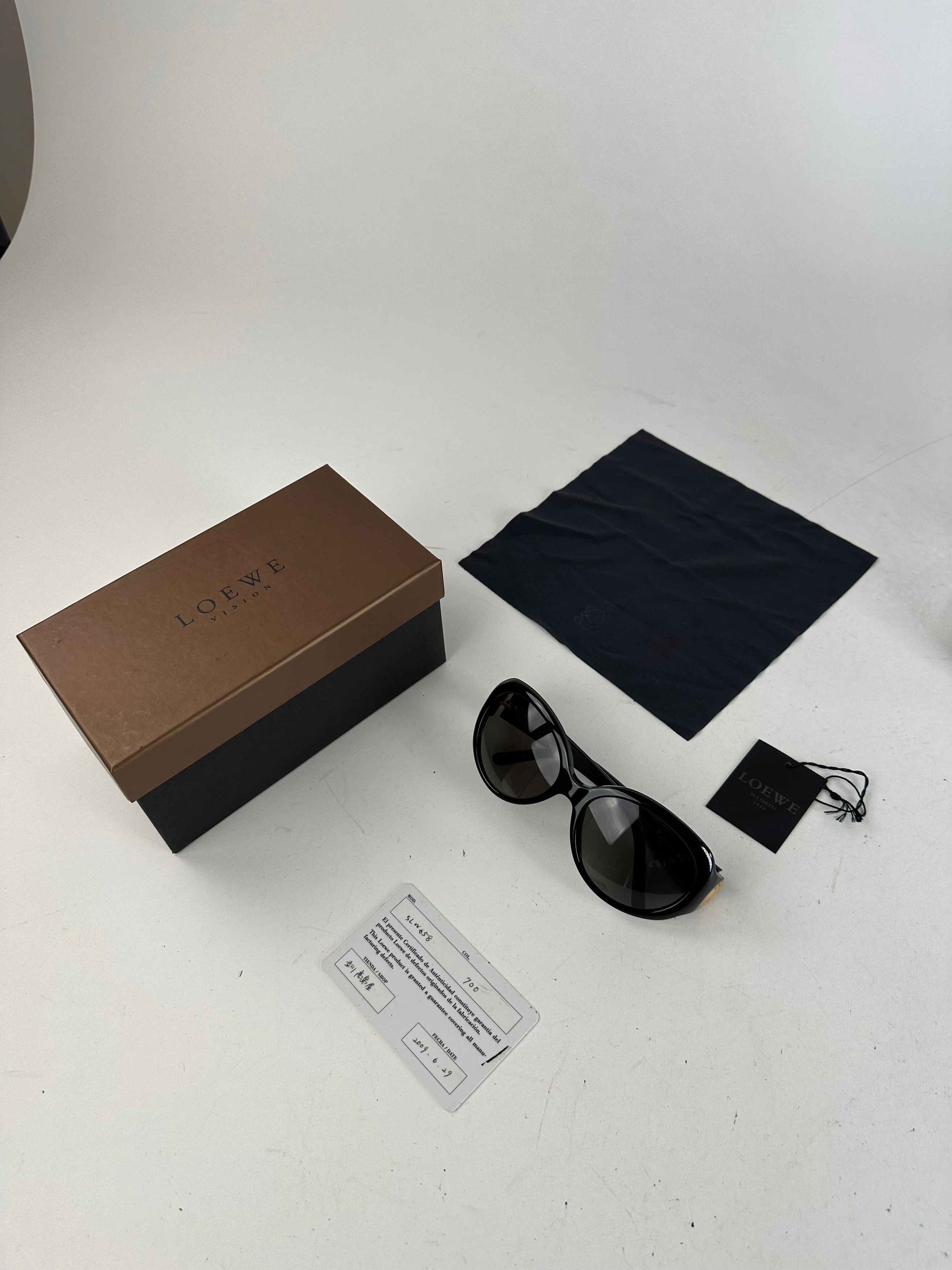 Loewe Vintage Overd Sunglasses Black Size ONE SIZE - 11 Thumbnail