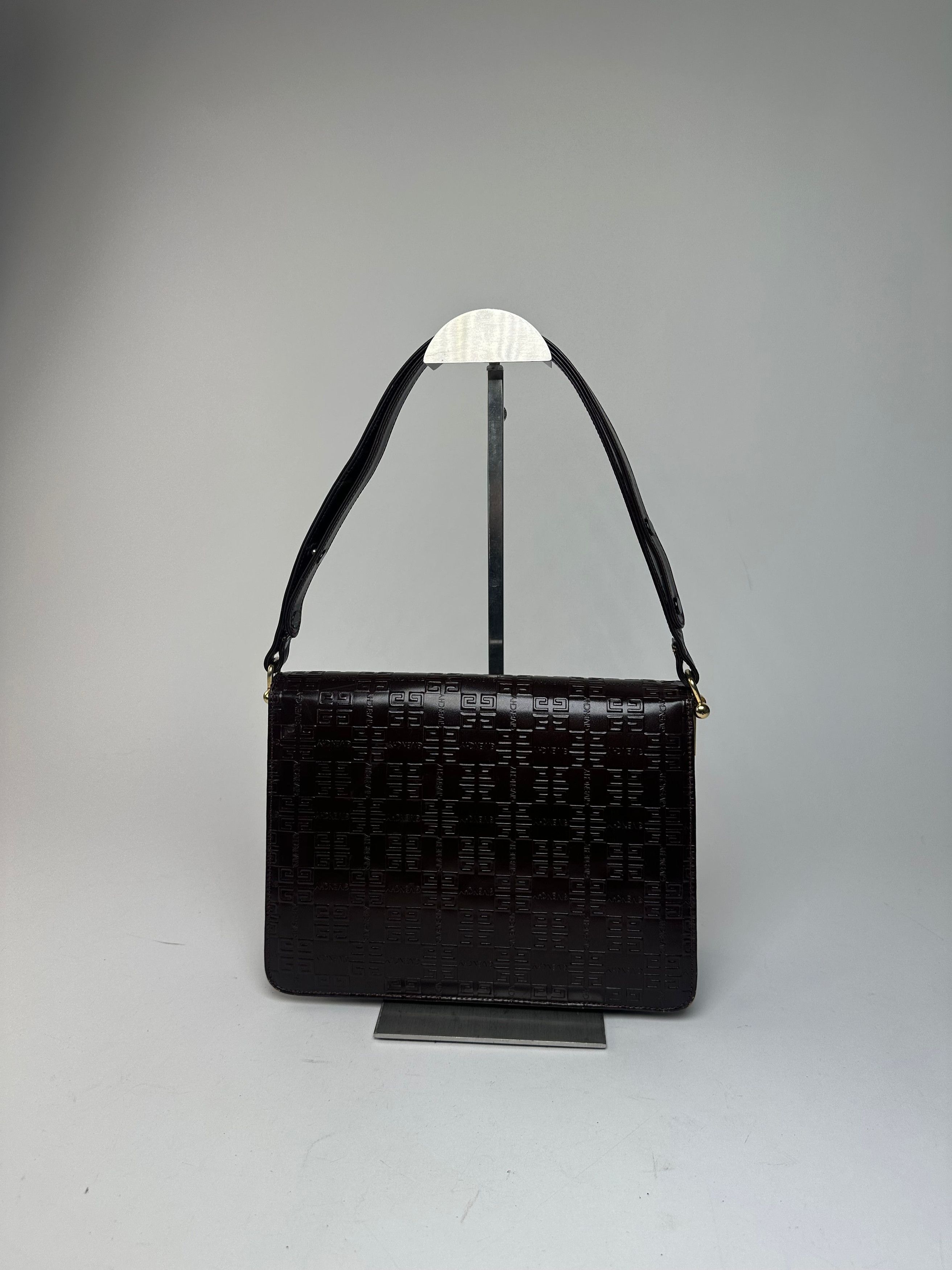 Givenchy Vintage Monogram Leather 2 Way Bag Brown Size ONE SIZE - 15 Thumbnail