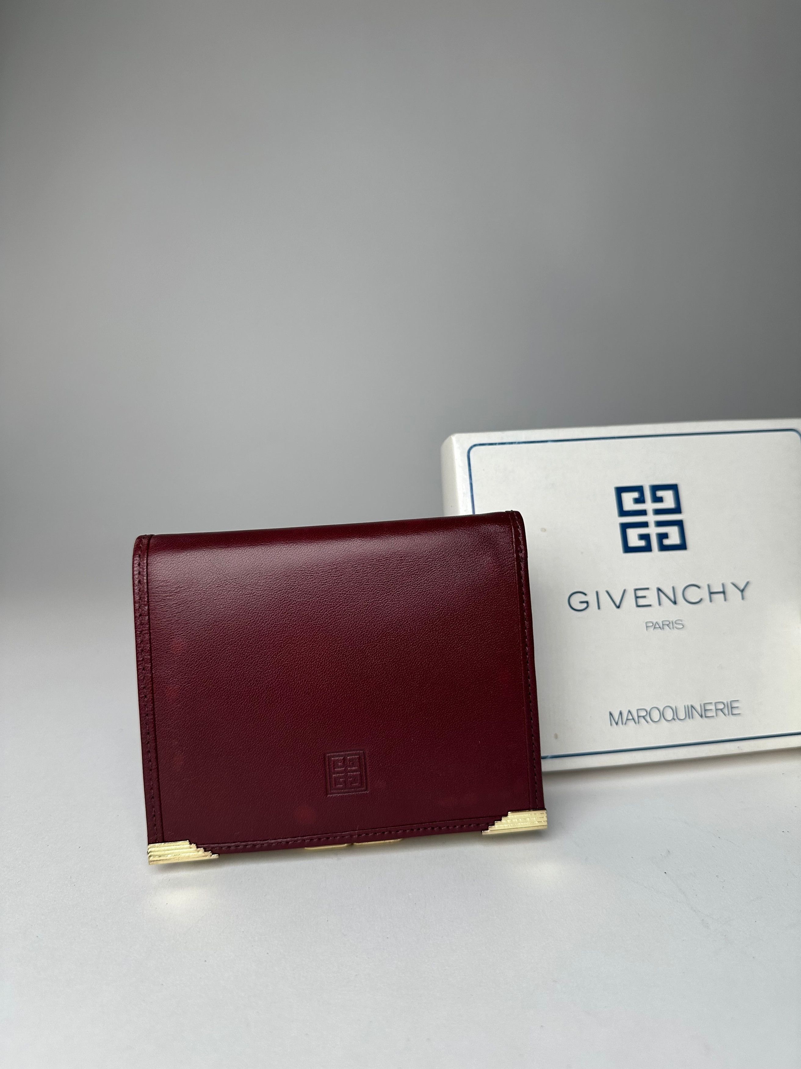 Givenchy Vintage Leather Wallet Purple Size ONE SIZE - 6 Thumbnail