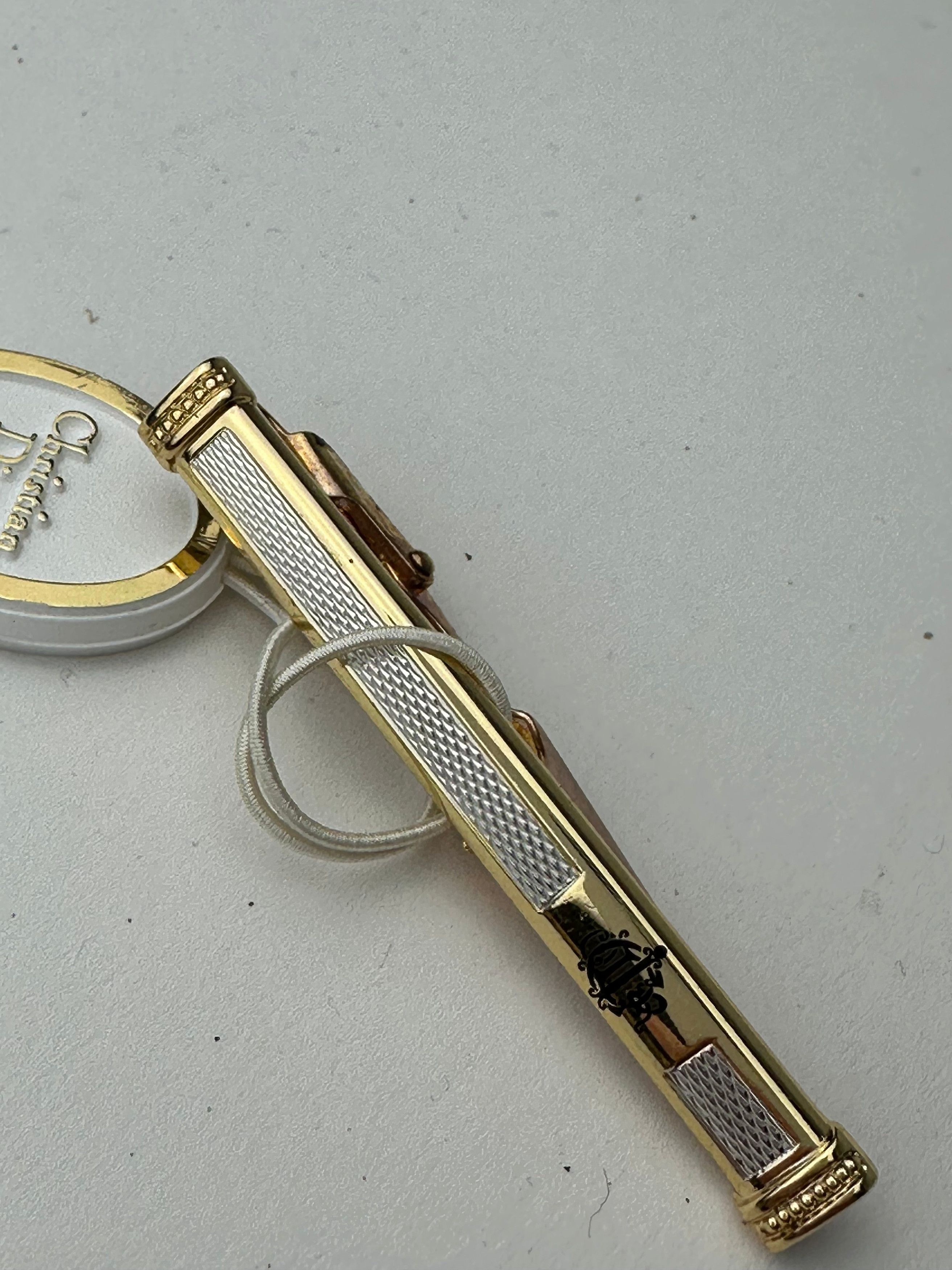 Dior Vintage Tie/Money Clamp Silver Gold Size ONE SIZE - 3 Thumbnail