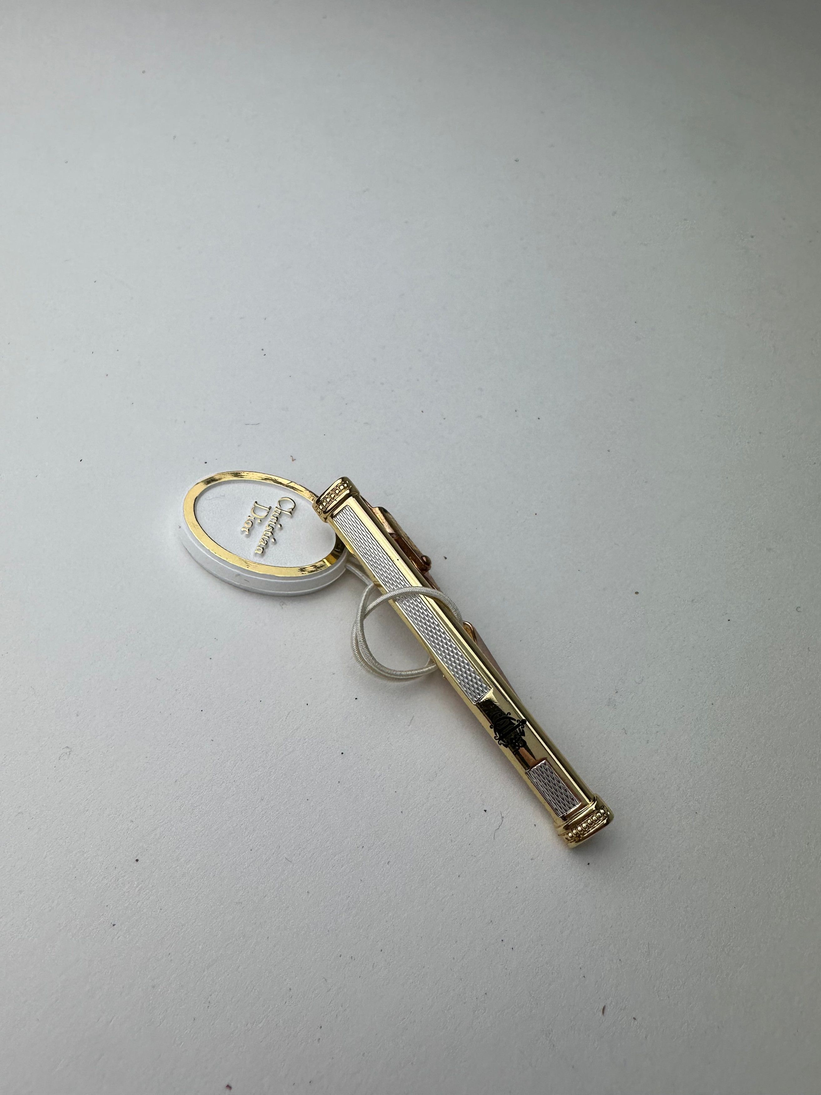 Dior Vintage Tie/Money Clamp Silver Gold Size ONE SIZE - 8 Thumbnail