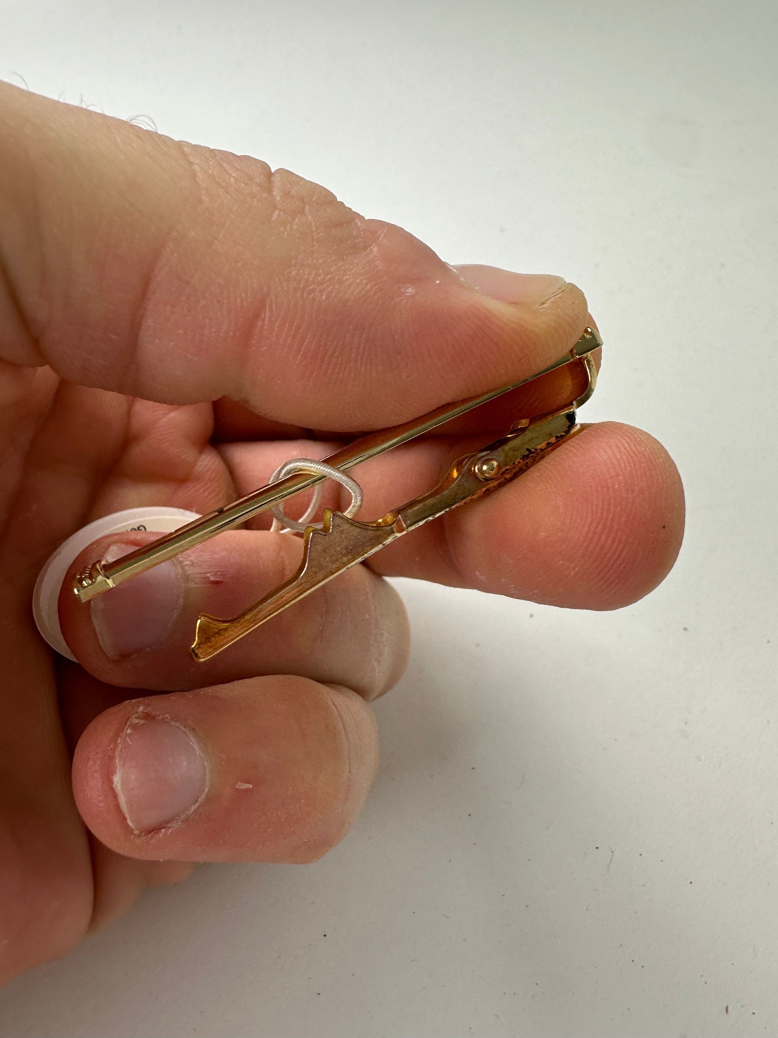 Dior Vintage Tie/Money Clamp Silver Gold Size ONE SIZE - 4 Thumbnail
