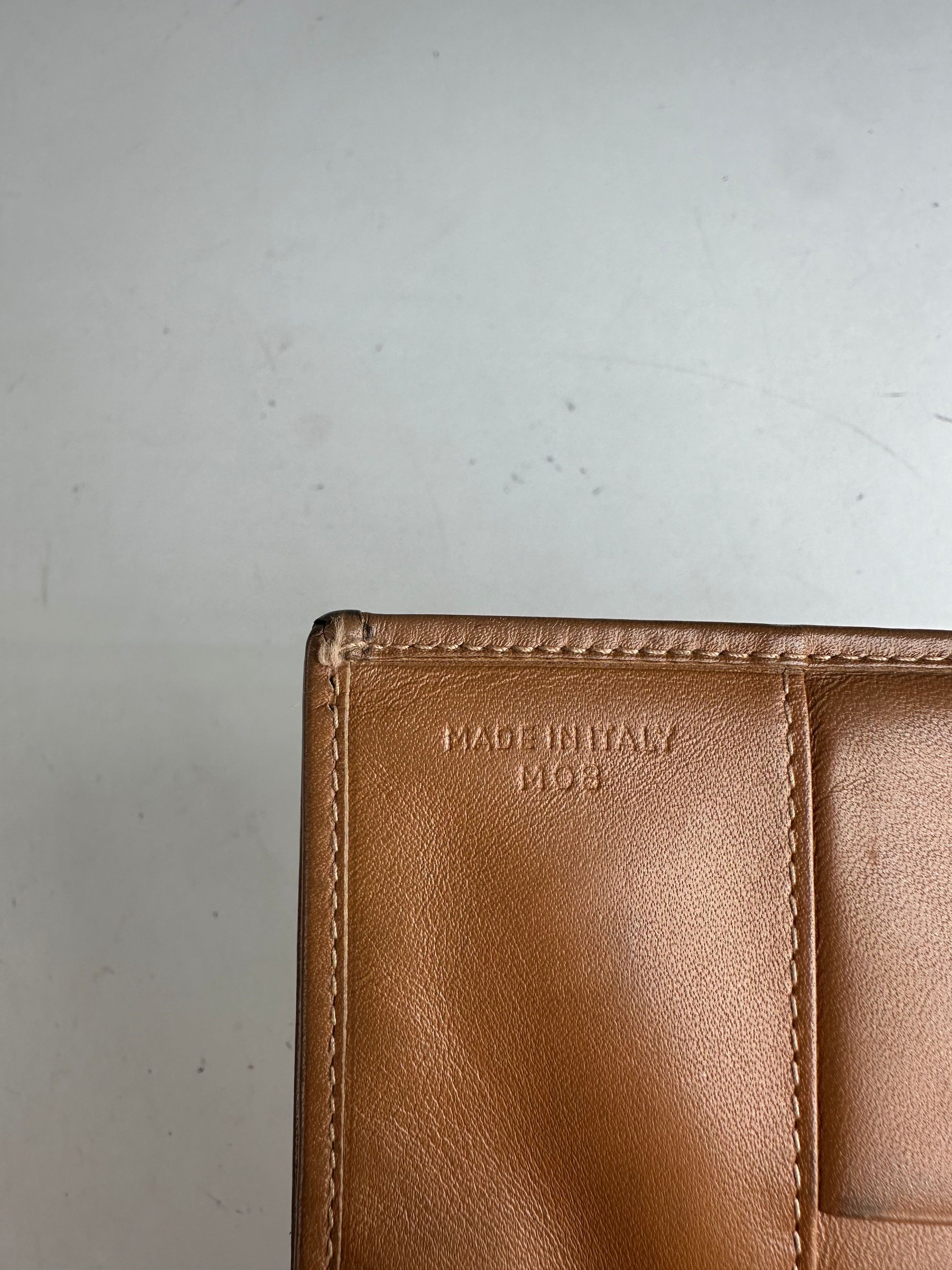 Celine Vintage Monogram Leather Wallet Beige Brown Size ONE SIZE - 6 Thumbnail