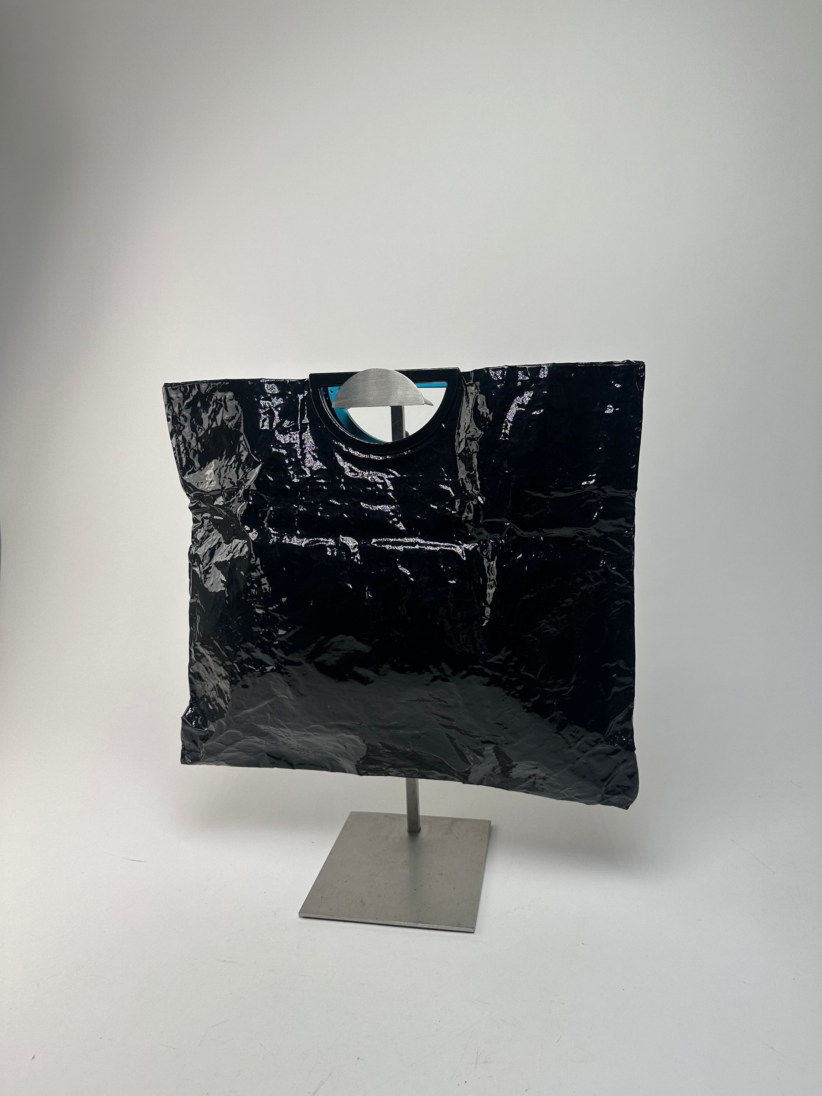 Other Vintage Issey Miyake Patent Leather Tote Bag Black Size ONE SIZE - 9 Thumbnail