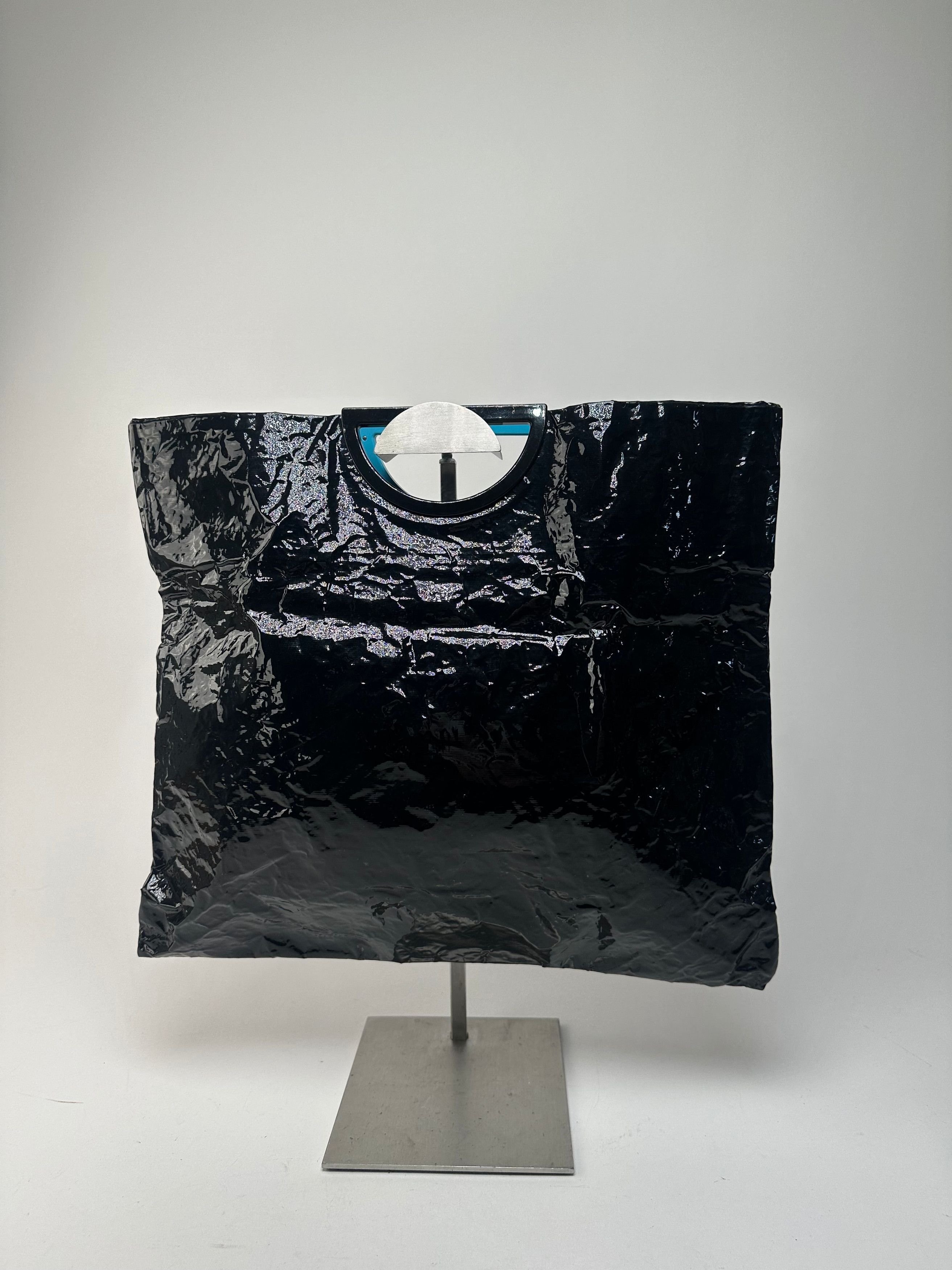 Other Vintage Issey Miyake Patent Leather Tote Bag Black Size ONE SIZE - 2 Thumbnail