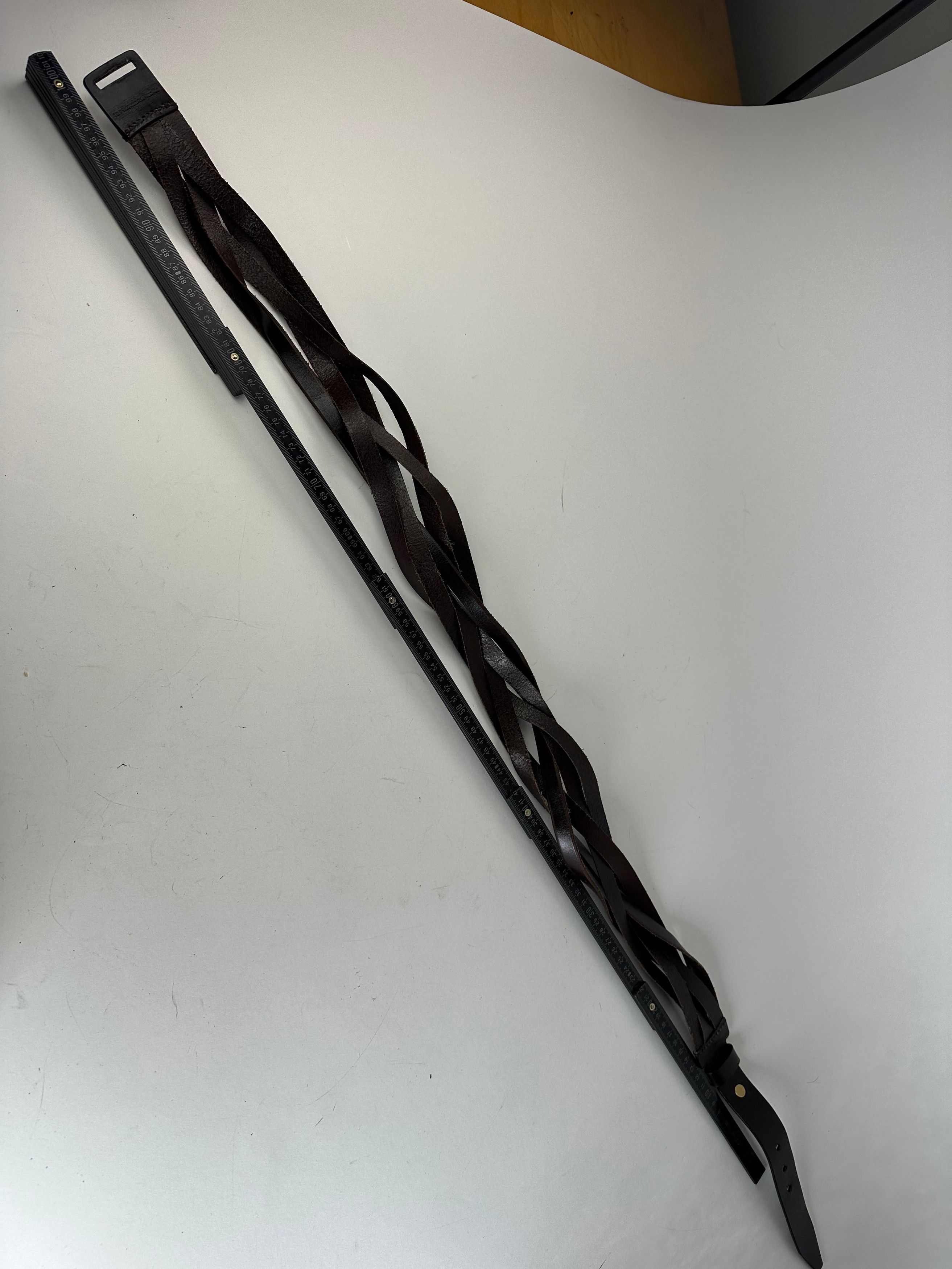 Gucci Vintage Twisted Leather Belt Brown Size ONE SIZE - 7 Thumbnail