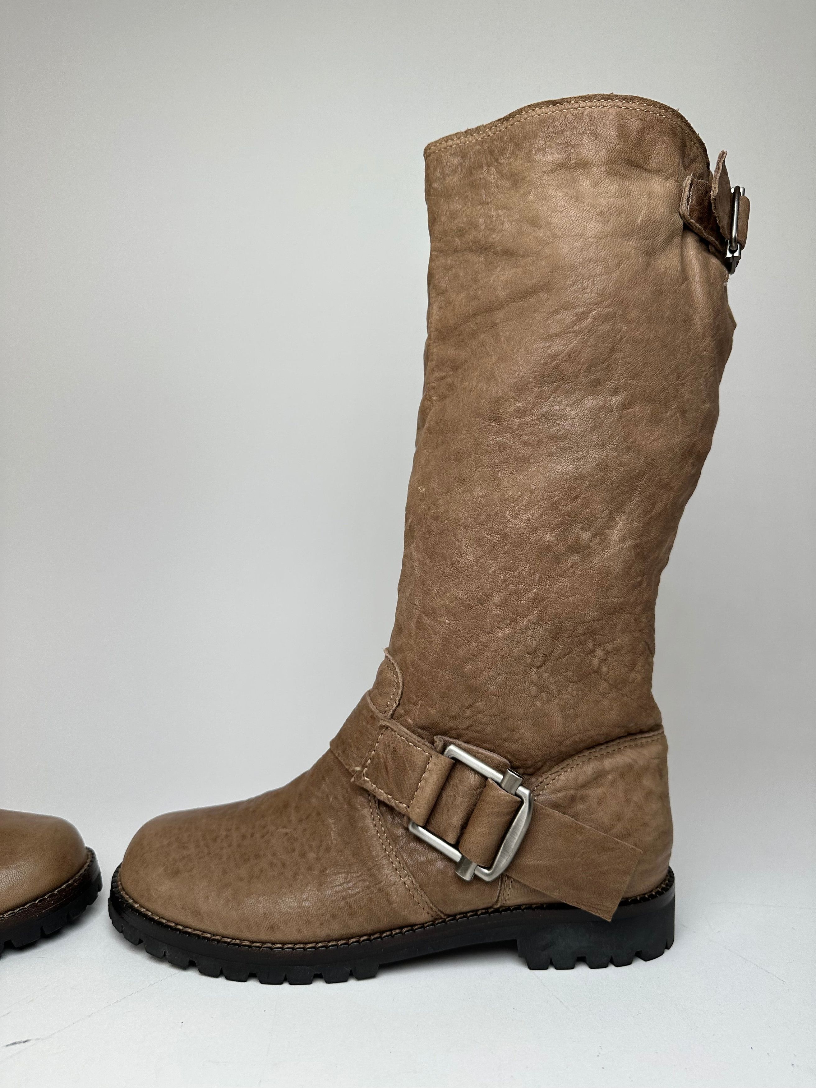 Other Vintage Marni Leather Boots Brown EU37 Size US 6 / IT 36 - 5 Thumbnail