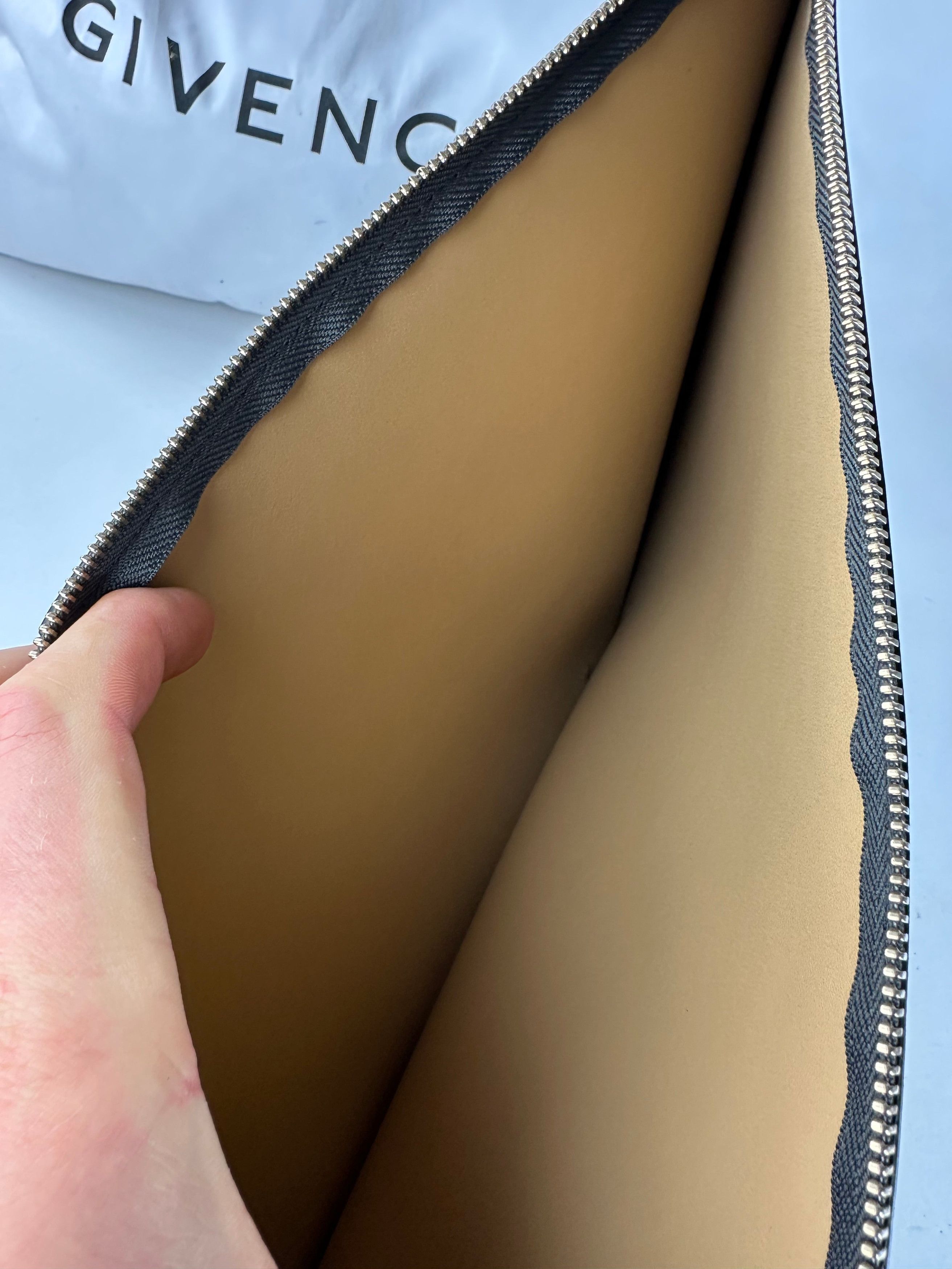 Givenchy Vintage Antigona Leather Clutch Anthracite Size ONE SIZE - 9 Thumbnail