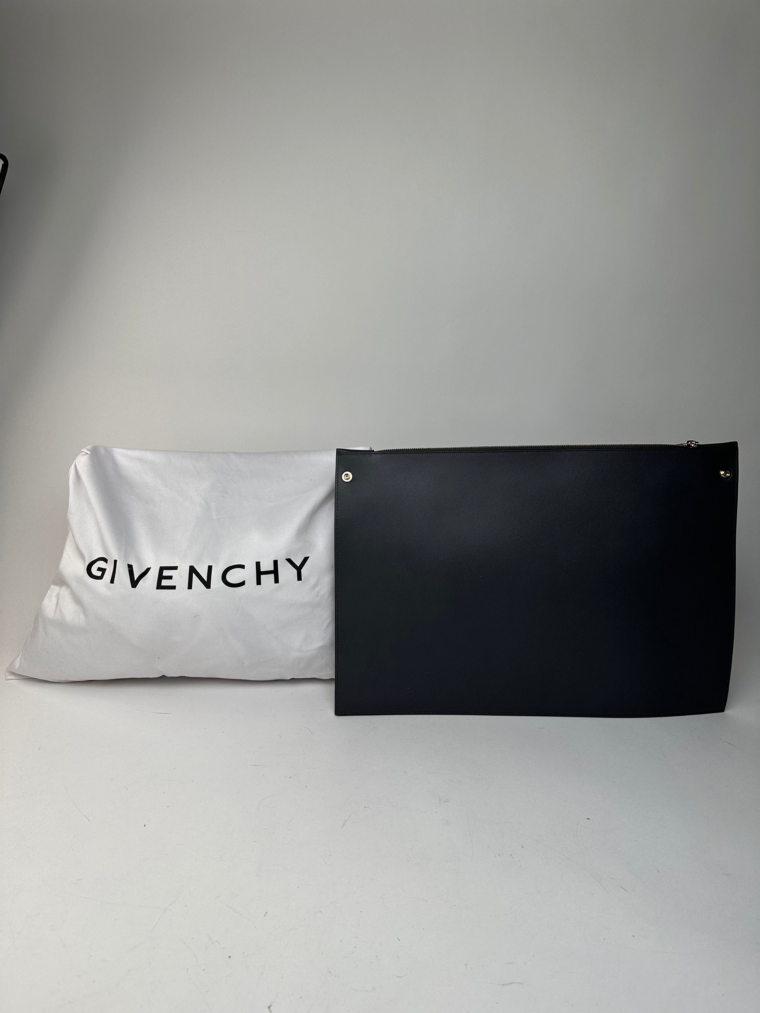 Givenchy Vintage Antigona Leather Clutch Anthracite Size ONE SIZE - 2 Thumbnail