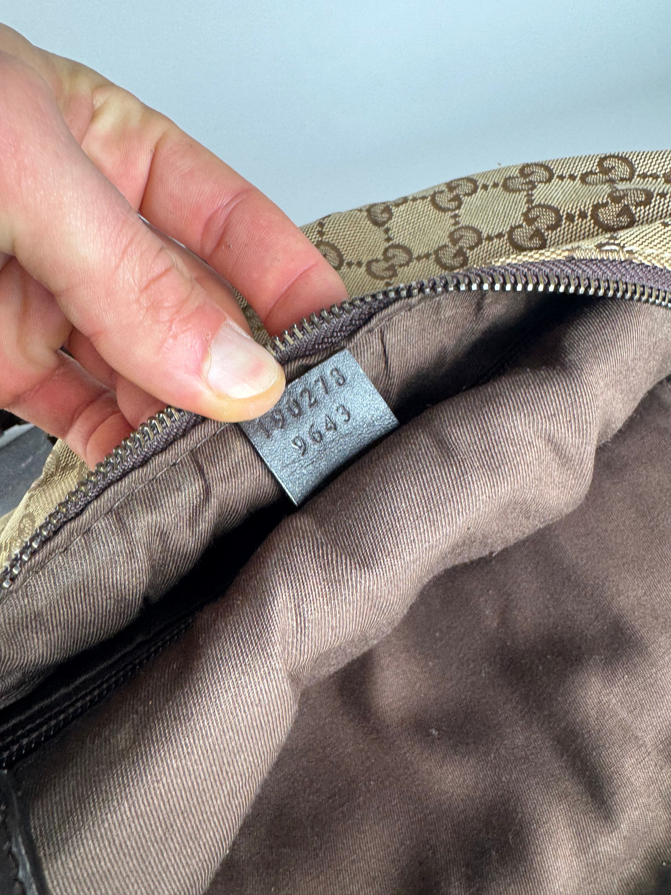 Gucci Vintage Monogram Backpack / Crossbody Bag Beige Brown Size ONE SIZE - 5 Thumbnail