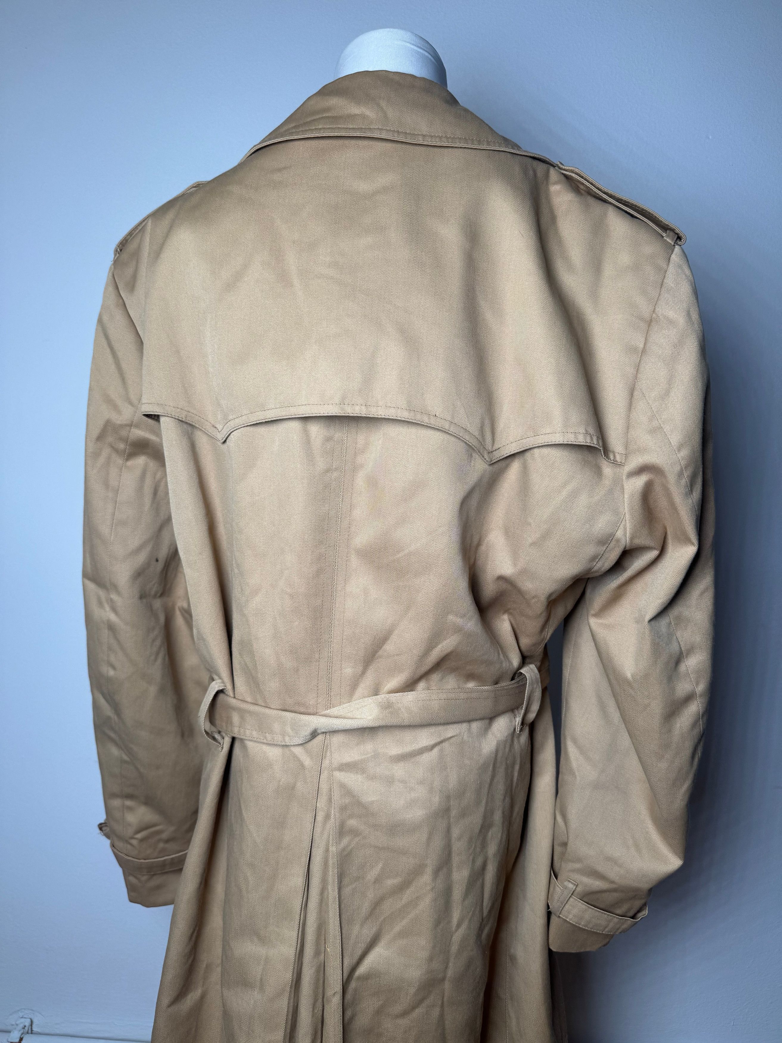 Dior Vintage Cotton Trenchcoat Beige L/XL Size L / US 10 / IT 46 - 13 Thumbnail