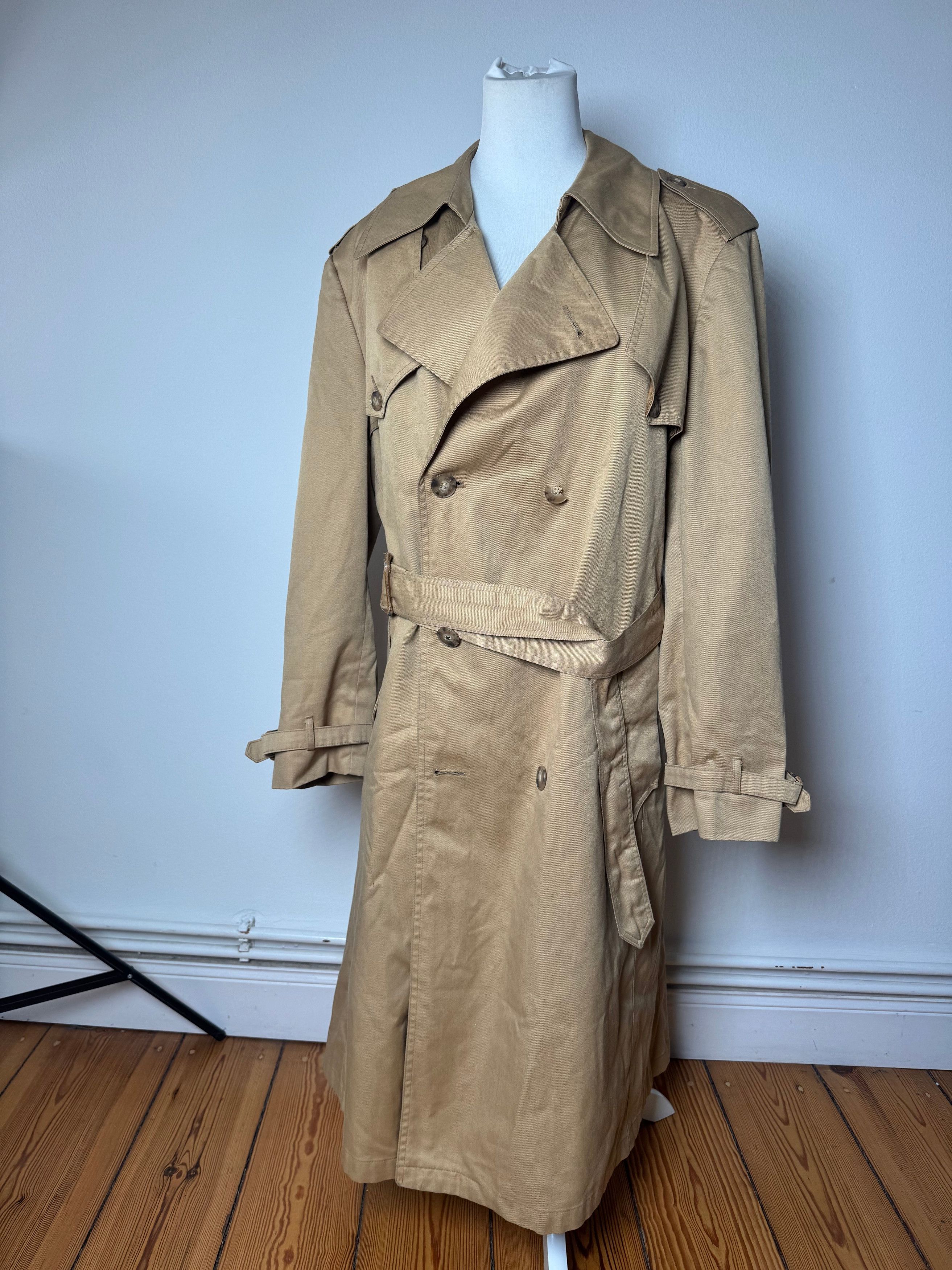 Dior Vintage Cotton Trenchcoat Beige L/XL Size L / US 10 / IT 46 - 8 Thumbnail