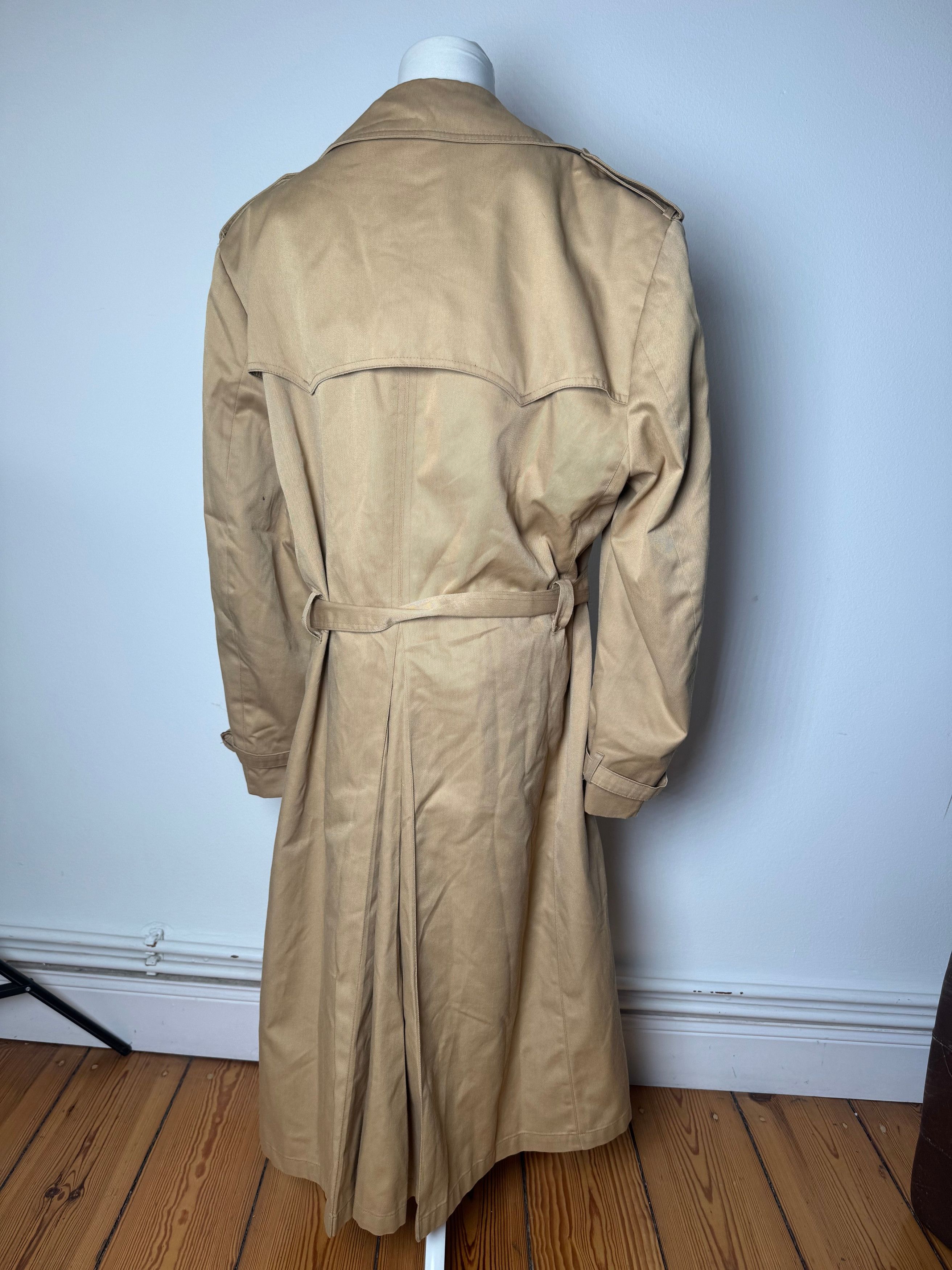 Dior Vintage Cotton Trenchcoat Beige L/XL Size L / US 10 / IT 46 - 3 Thumbnail
