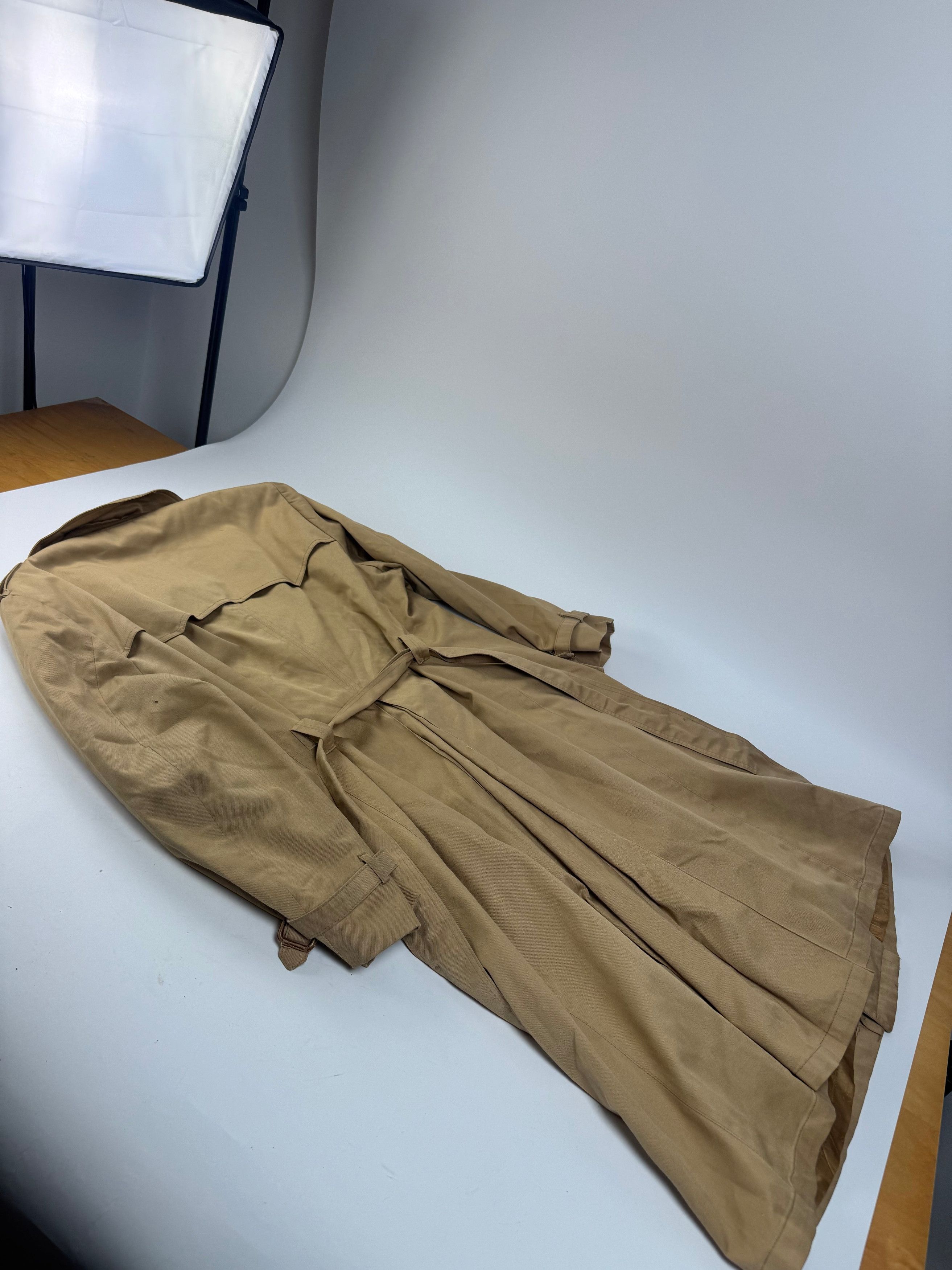 Dior Vintage Cotton Trenchcoat Beige L/XL Size L / US 10 / IT 46 - 7 Thumbnail
