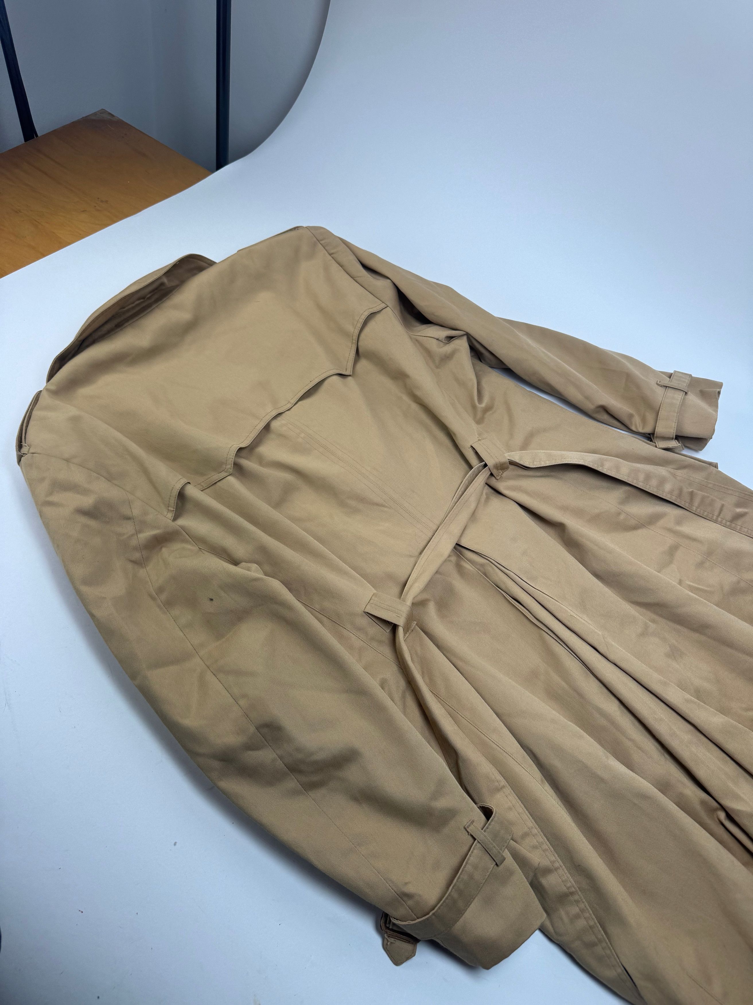 Dior Vintage Cotton Trenchcoat Beige L/XL Size L / US 10 / IT 46 - 9 Thumbnail