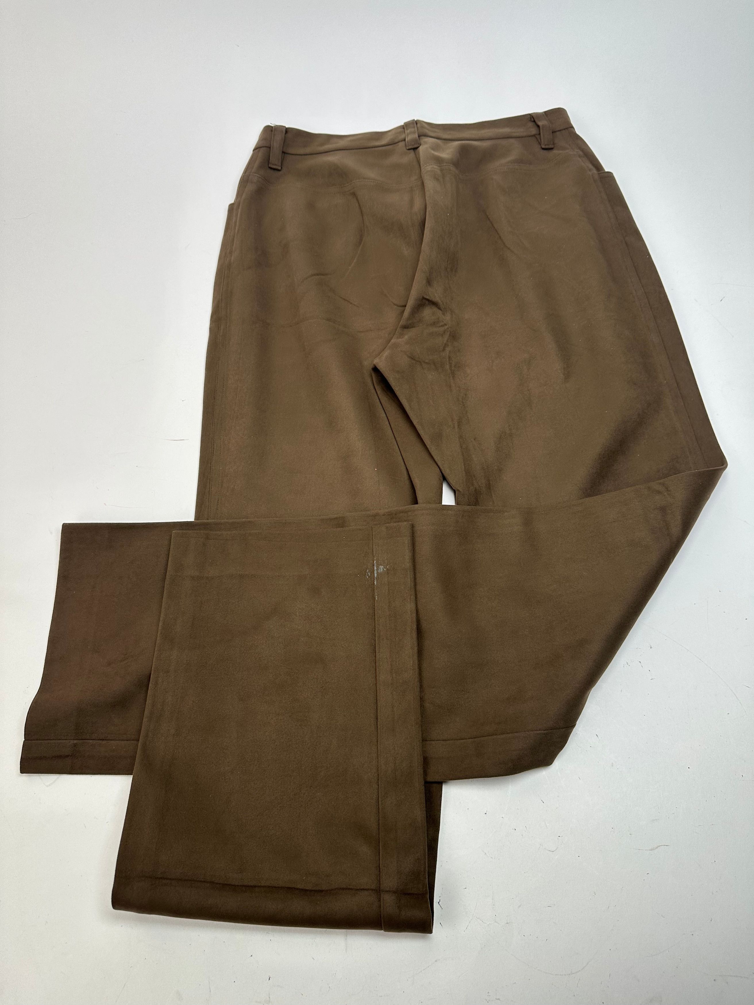 Issey Miyake Vintage Suede Pants Brown M Size 30" / US 8 / IT 44 - 9 Thumbnail