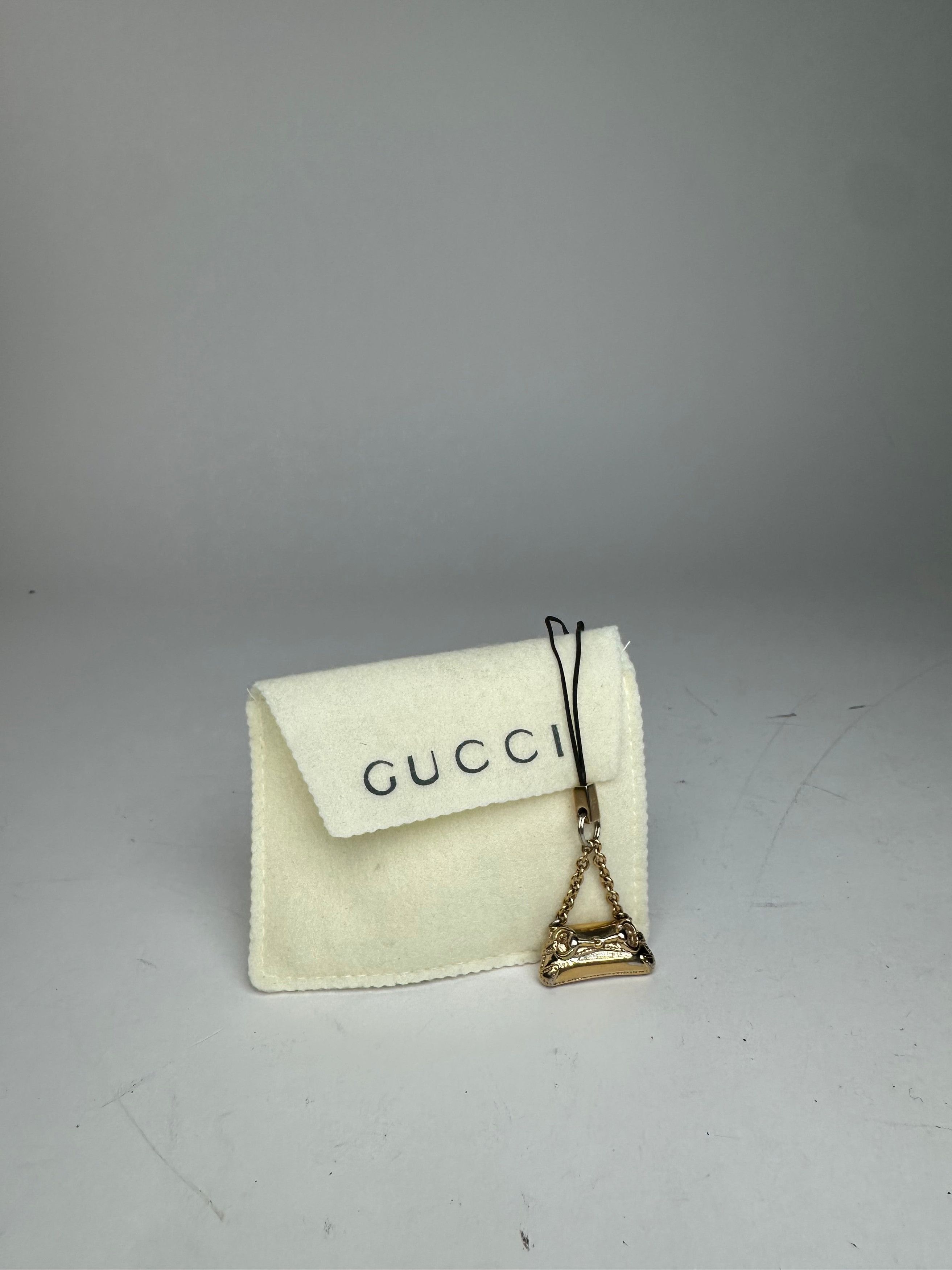 Gucci Vintage Horsebit Bag Emblossed Keychain Gold Size ONE SIZE - 8 Thumbnail