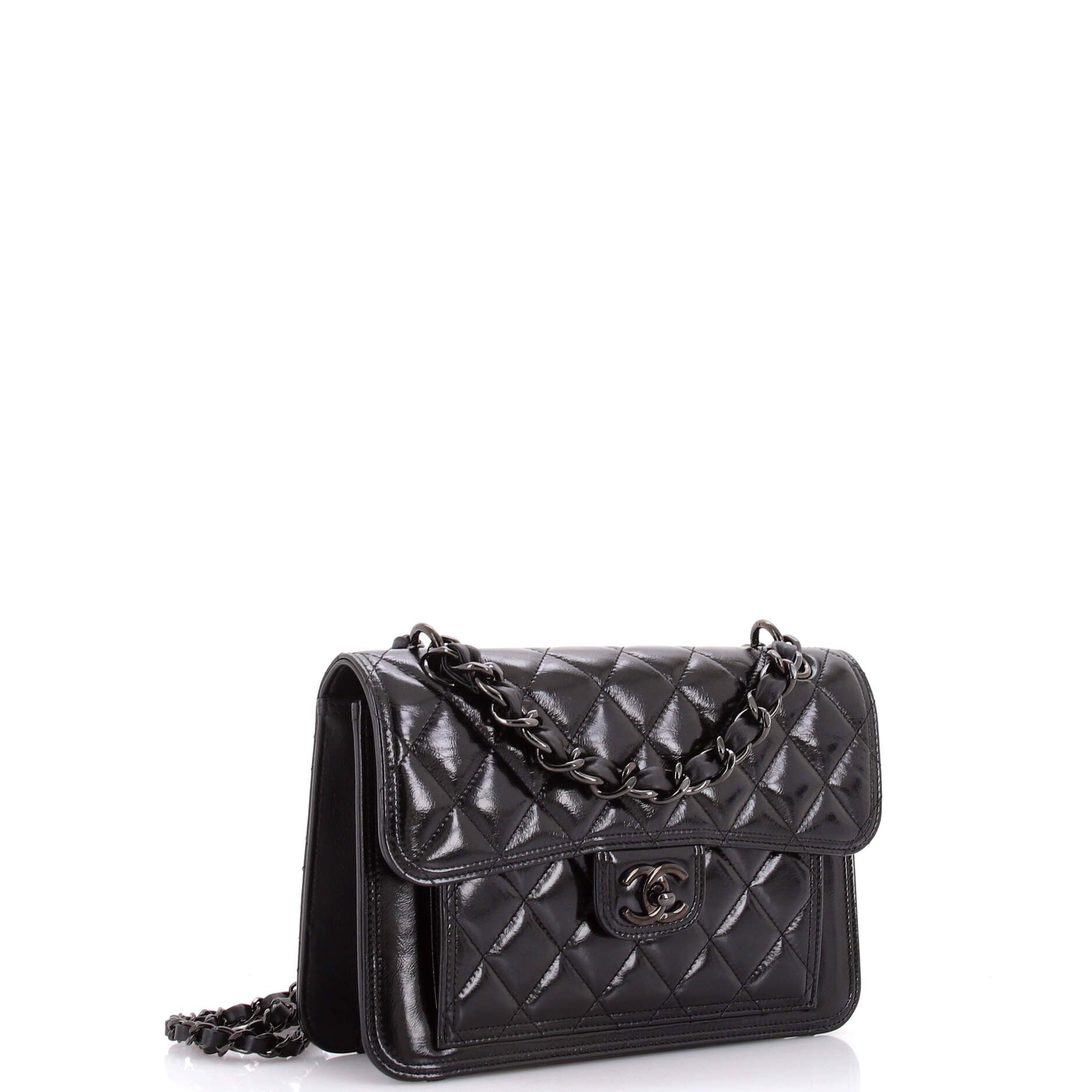 Chanel So Black Double You CC Flap Bag Size ONE SIZE - 2 Thumbnail
