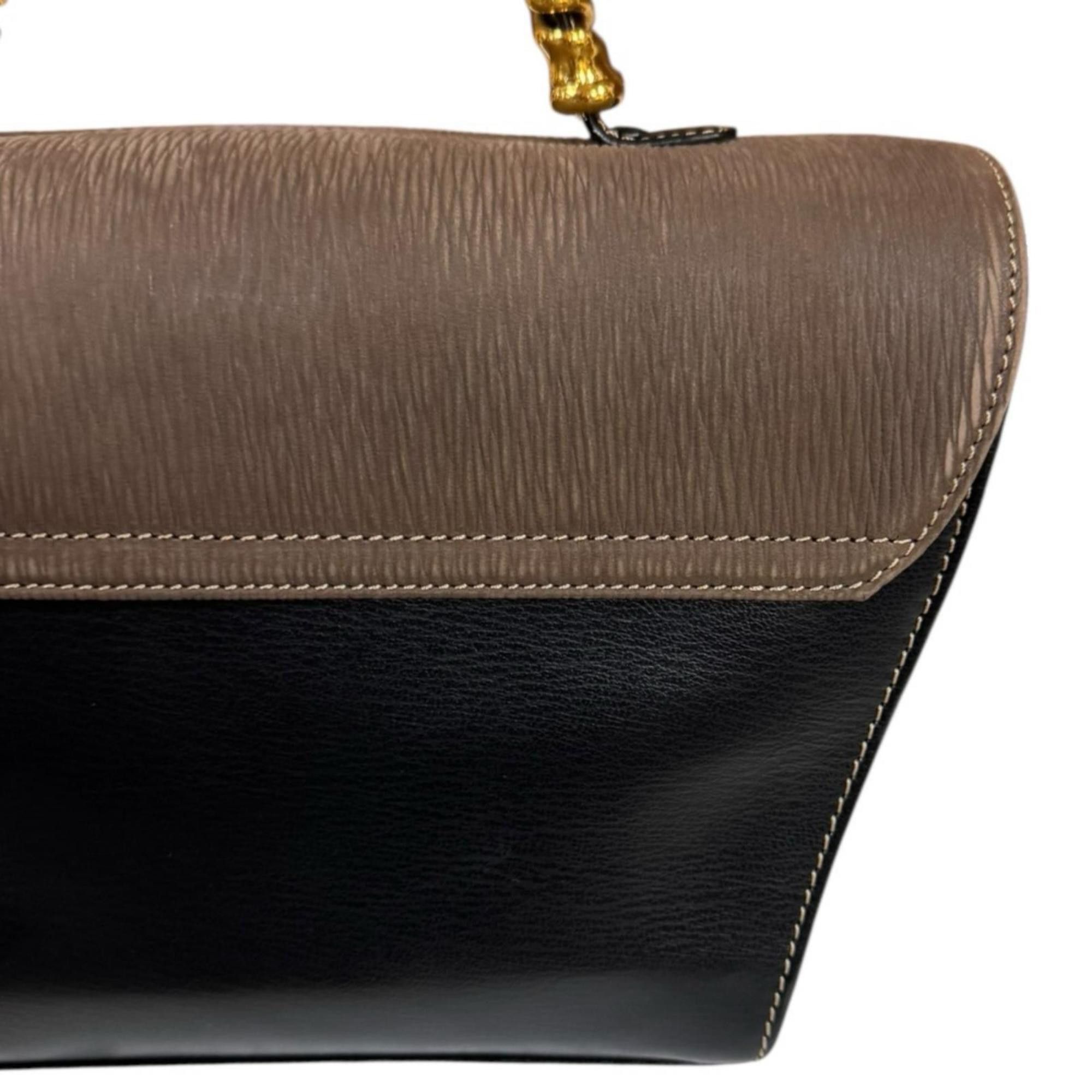 Loewe Pre-owned Loewe Velázquez handbag in black leather for women. Size ONE SIZE - 11 Thumbnail