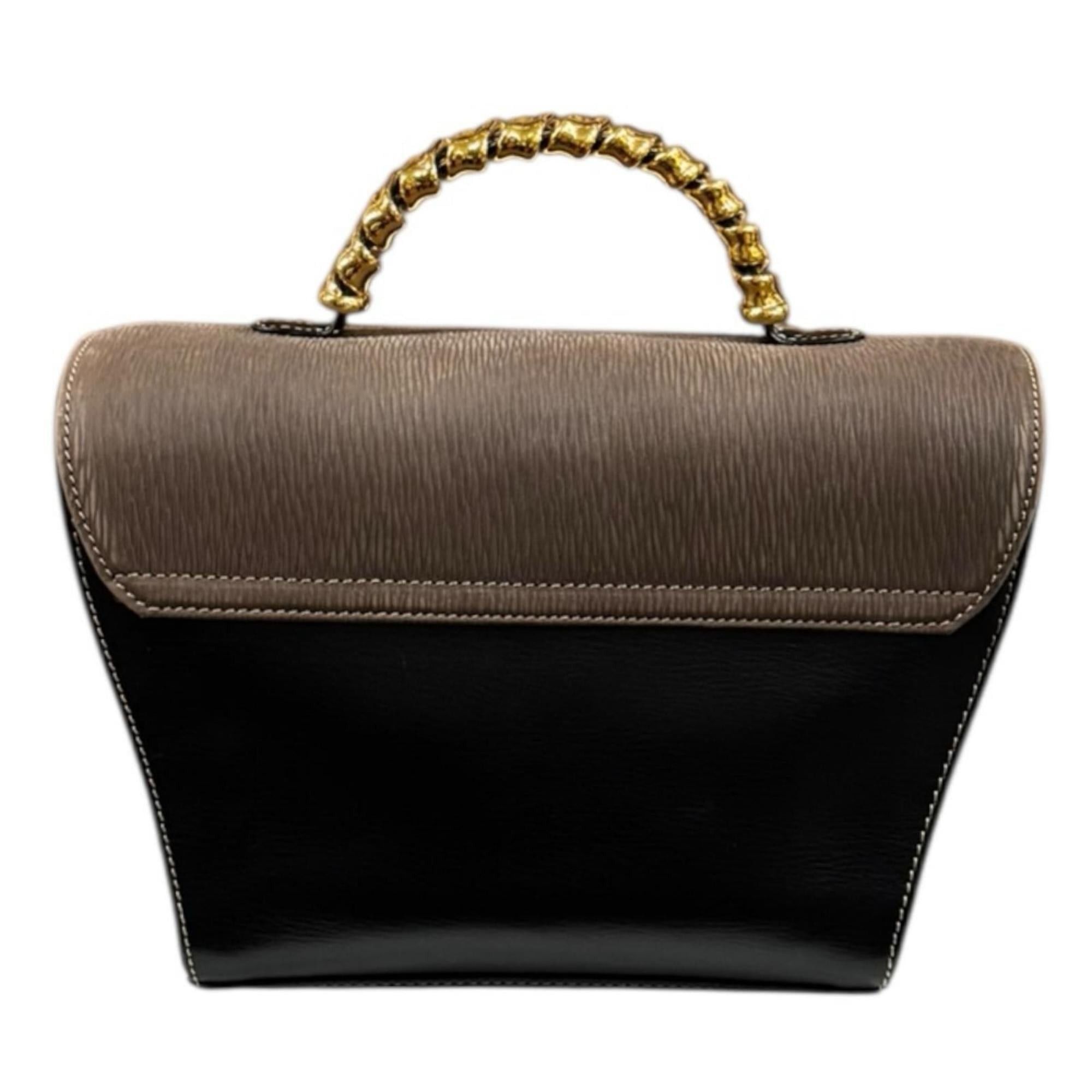 Loewe Pre-owned Loewe Velázquez handbag in black leather for women. Size ONE SIZE - 3 Thumbnail