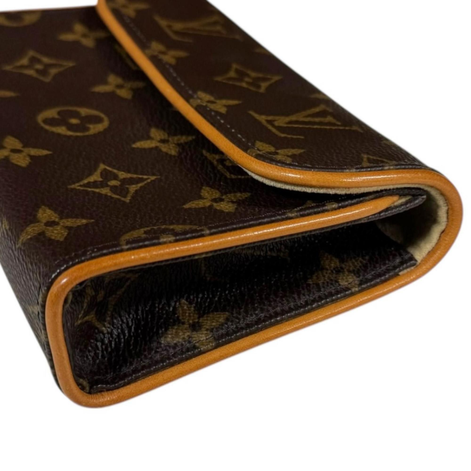 Louis Vuitton Pre-owned Louis Vuitton Pochette Florentine Monogram Waist Bag in Canvas (M51855) Brown. Women's. Size ONE SIZE - 8 Thumbnail