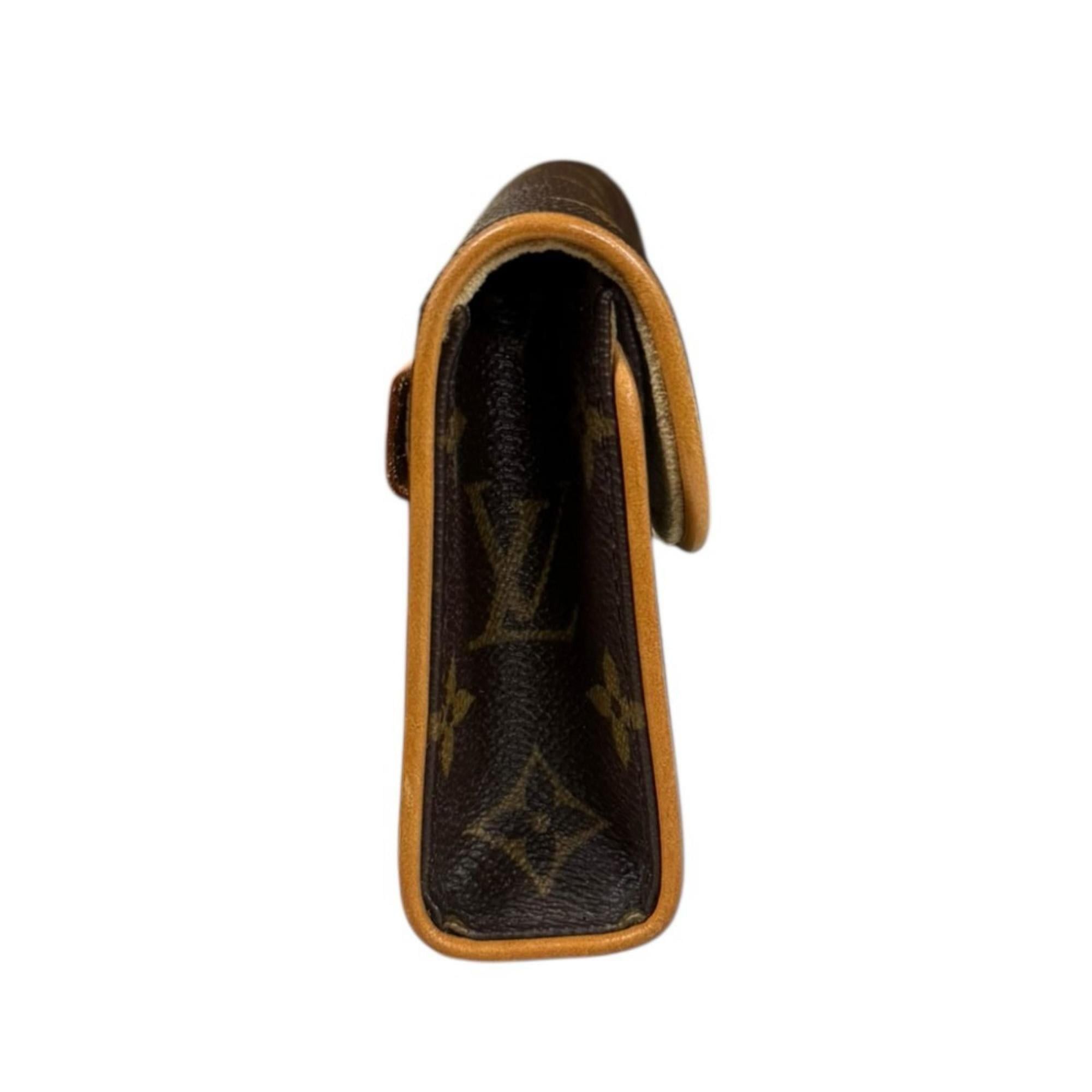 Louis Vuitton Pre-owned Louis Vuitton Pochette Florentine Monogram Waist Bag in Canvas (M51855) Brown. Women's. Size ONE SIZE - 4 Thumbnail