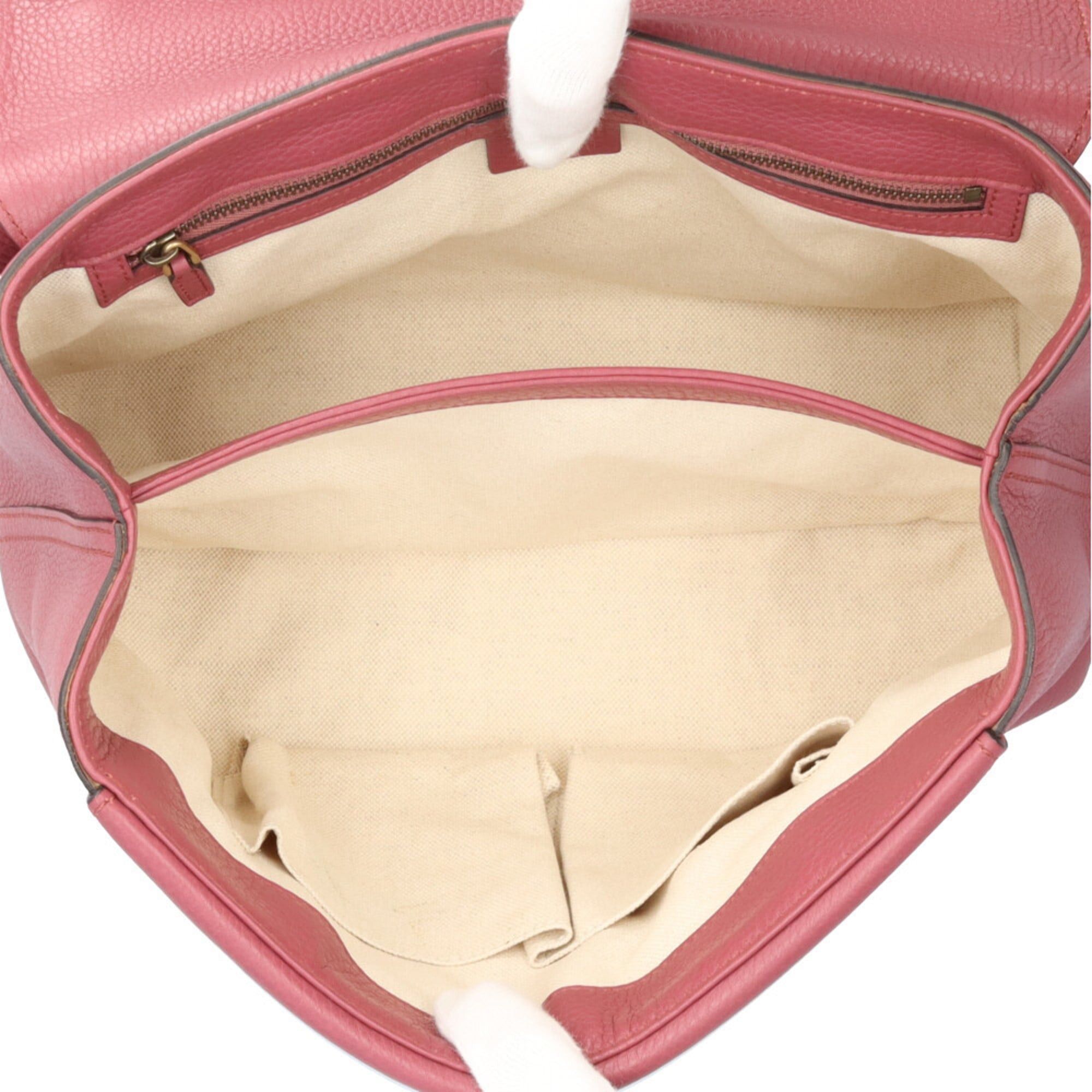 Gucci Pre-owned Gucci GG Marmont Shoulder Bag, Leather 401173, Pink, Women's Size ONE SIZE - 6 Thumbnail