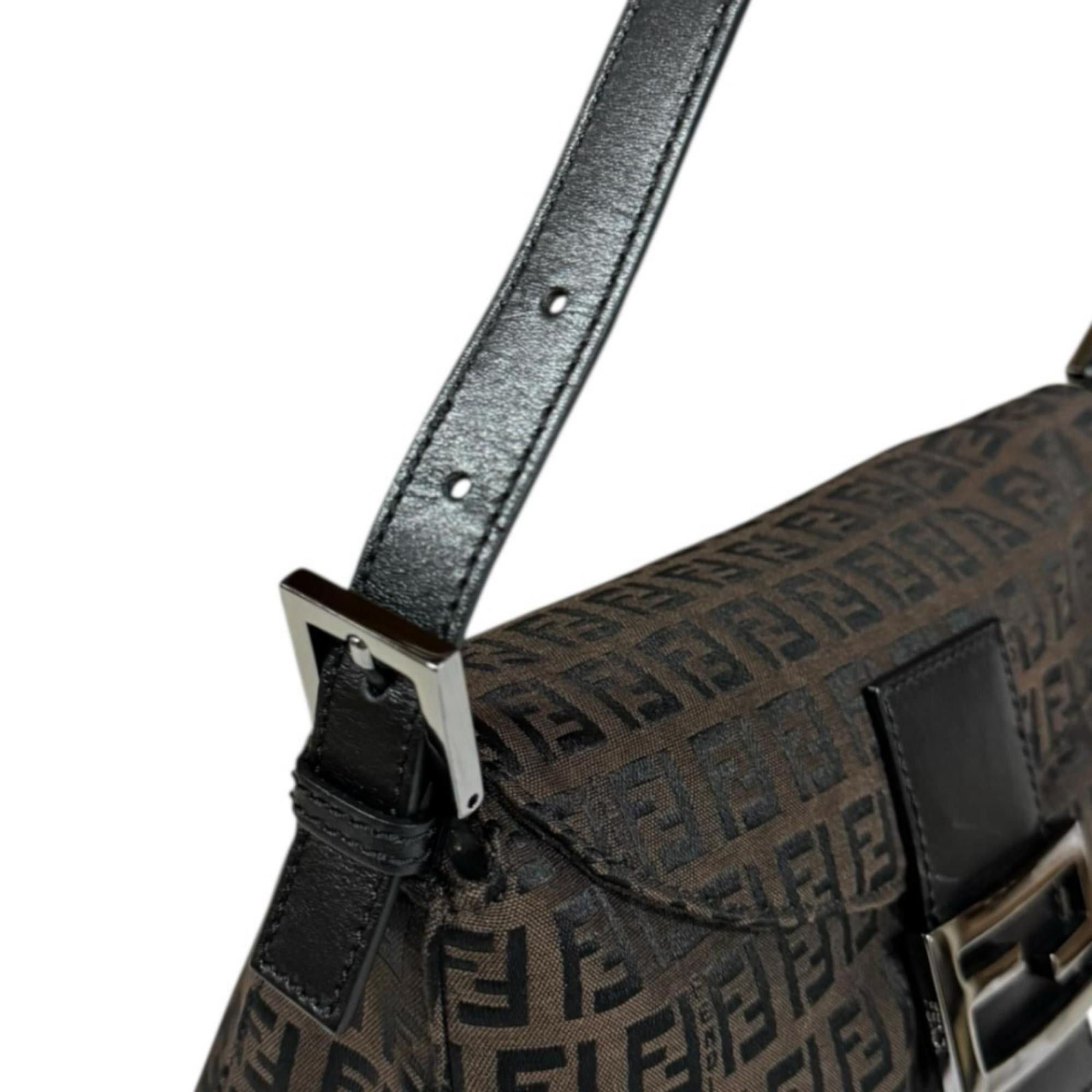Fendi Pre-owned Fendi Mamma Bucket Zucchino Handbag in Brown Canvas (8BR003) for Women Size ONE SIZE - 9 Thumbnail