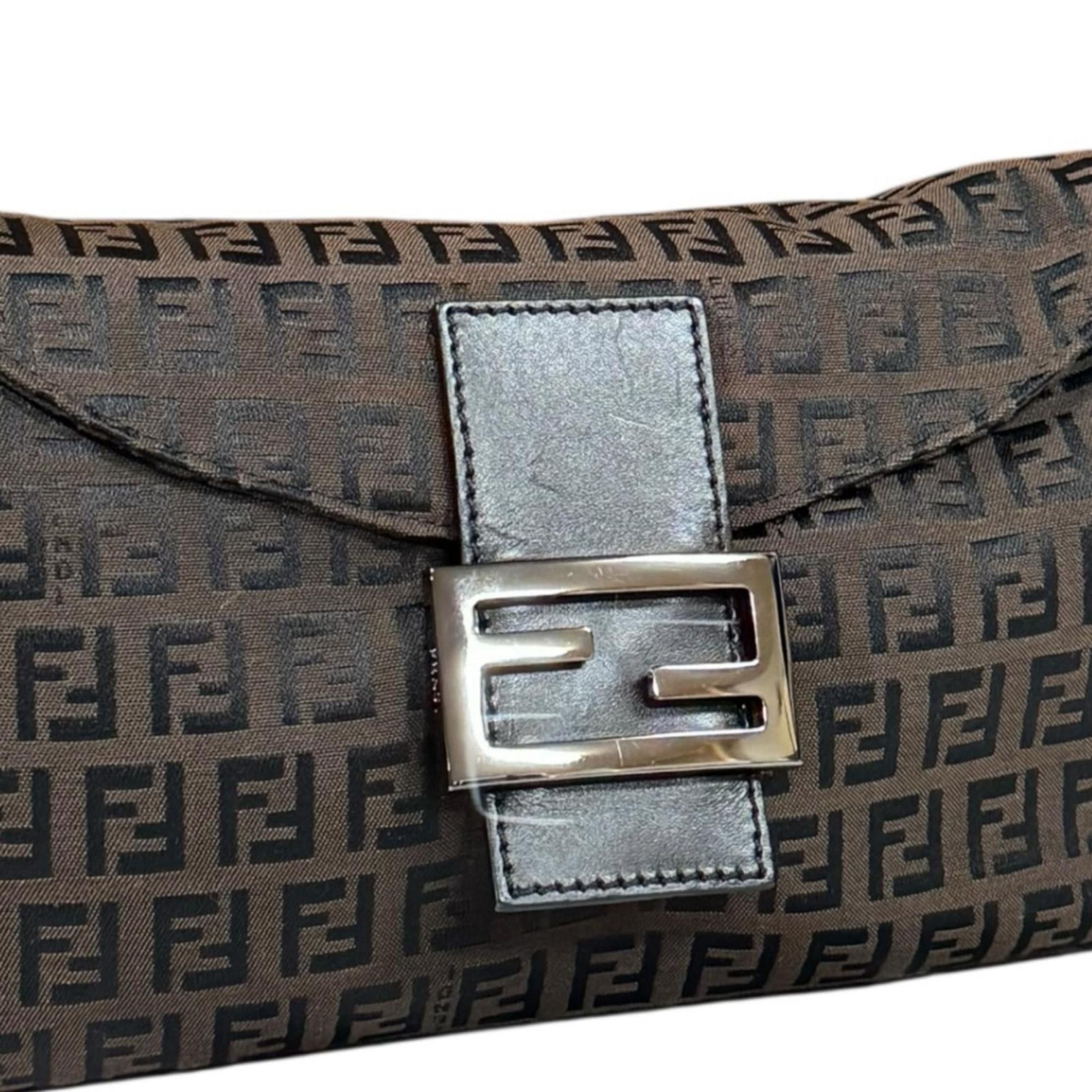 Fendi Pre-owned Fendi Mamma Bucket Zucchino Handbag in Brown Canvas (8BR003) for Women Size ONE SIZE - 8 Thumbnail