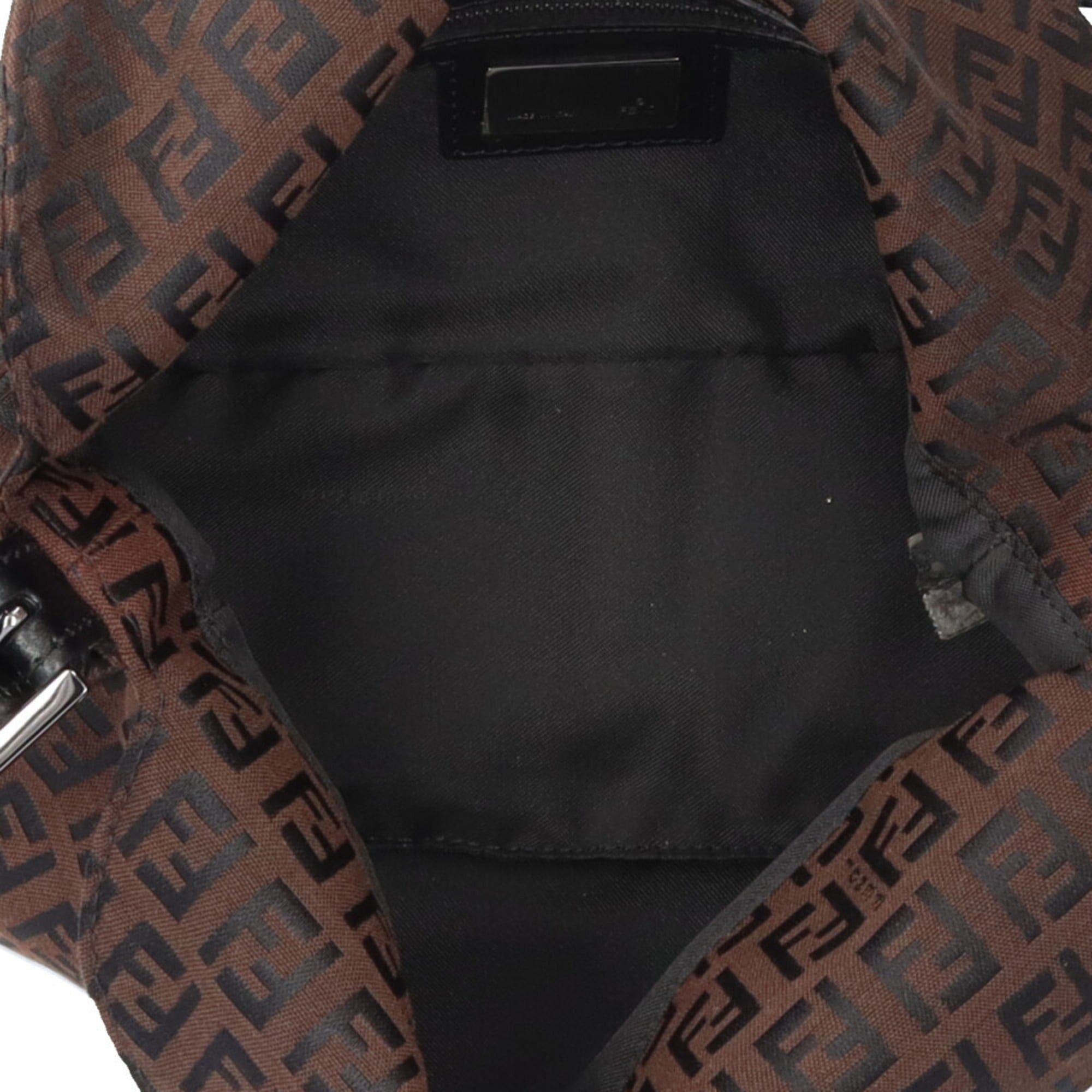 Fendi Pre-owned Fendi Mamma Bucket Zucchino Handbag in Brown Canvas (8BR003) for Women Size ONE SIZE - 7 Thumbnail