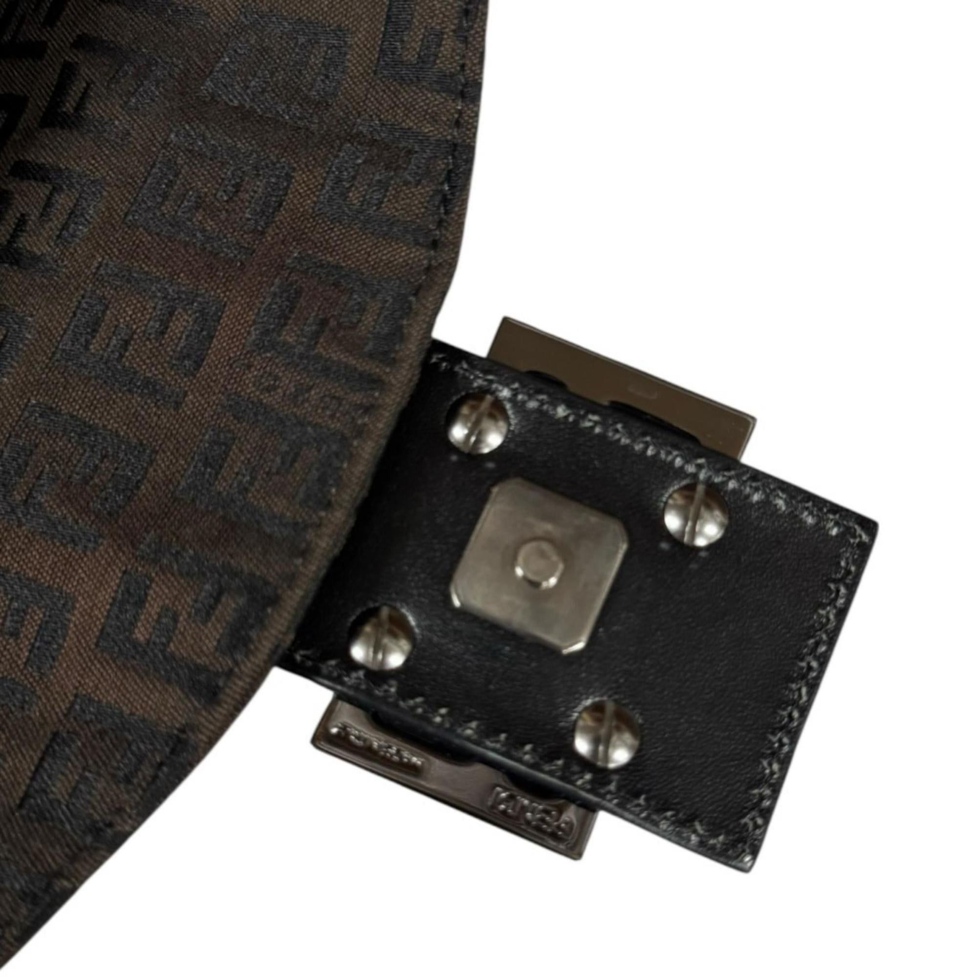 Fendi Pre-owned Fendi Mamma Bucket Zucchino Handbag in Brown Canvas (8BR003) for Women Size ONE SIZE - 11 Thumbnail