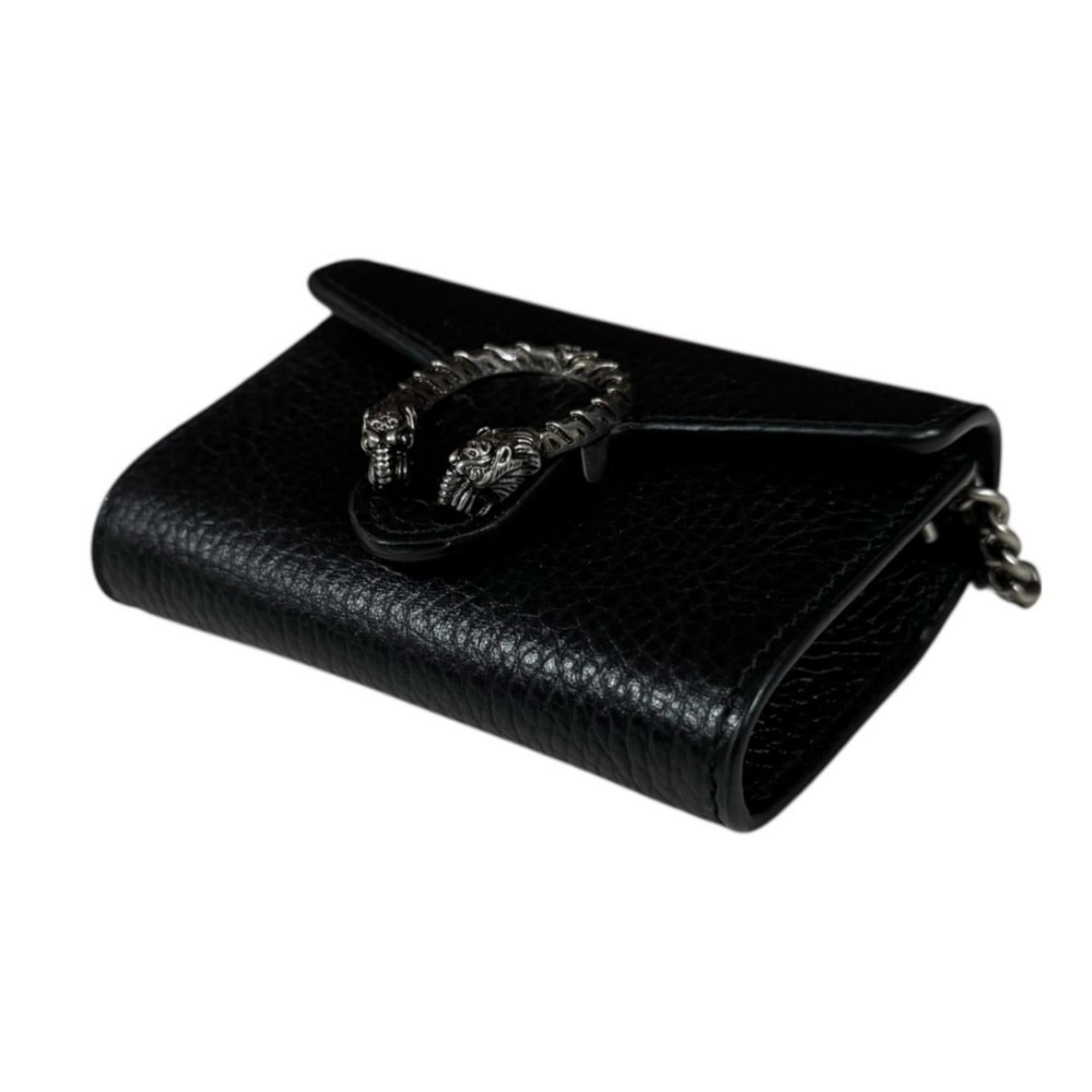 Gucci Gucci Chain Coin Purse, Dionysus, Wallet/Coin Case, Leather 574930, Women's, Pre-owned Size ONE SIZE - 4 Thumbnail