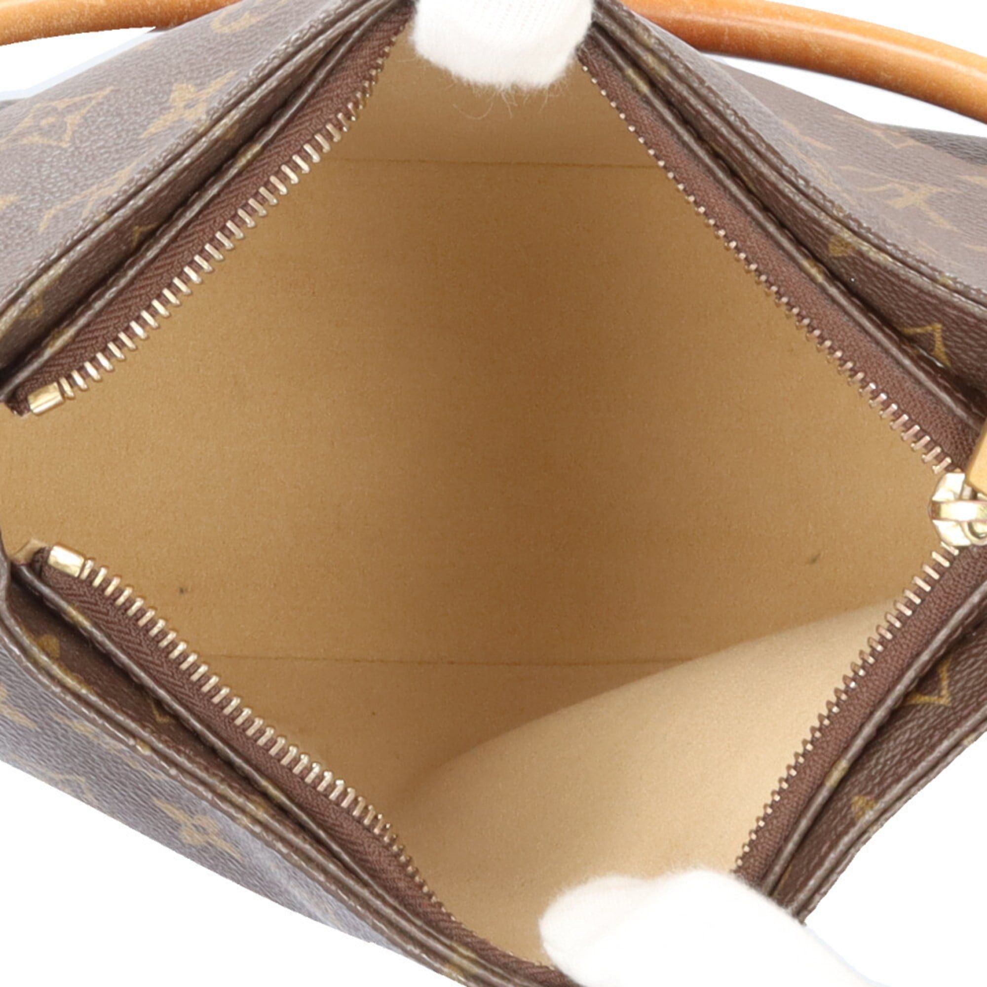Louis Vuitton Pre-owned Louis Vuitton Looping MM Monogram Shoulder Bag in Brown Canvas (M51146) for Women. Size ONE SIZE - 8 Thumbnail