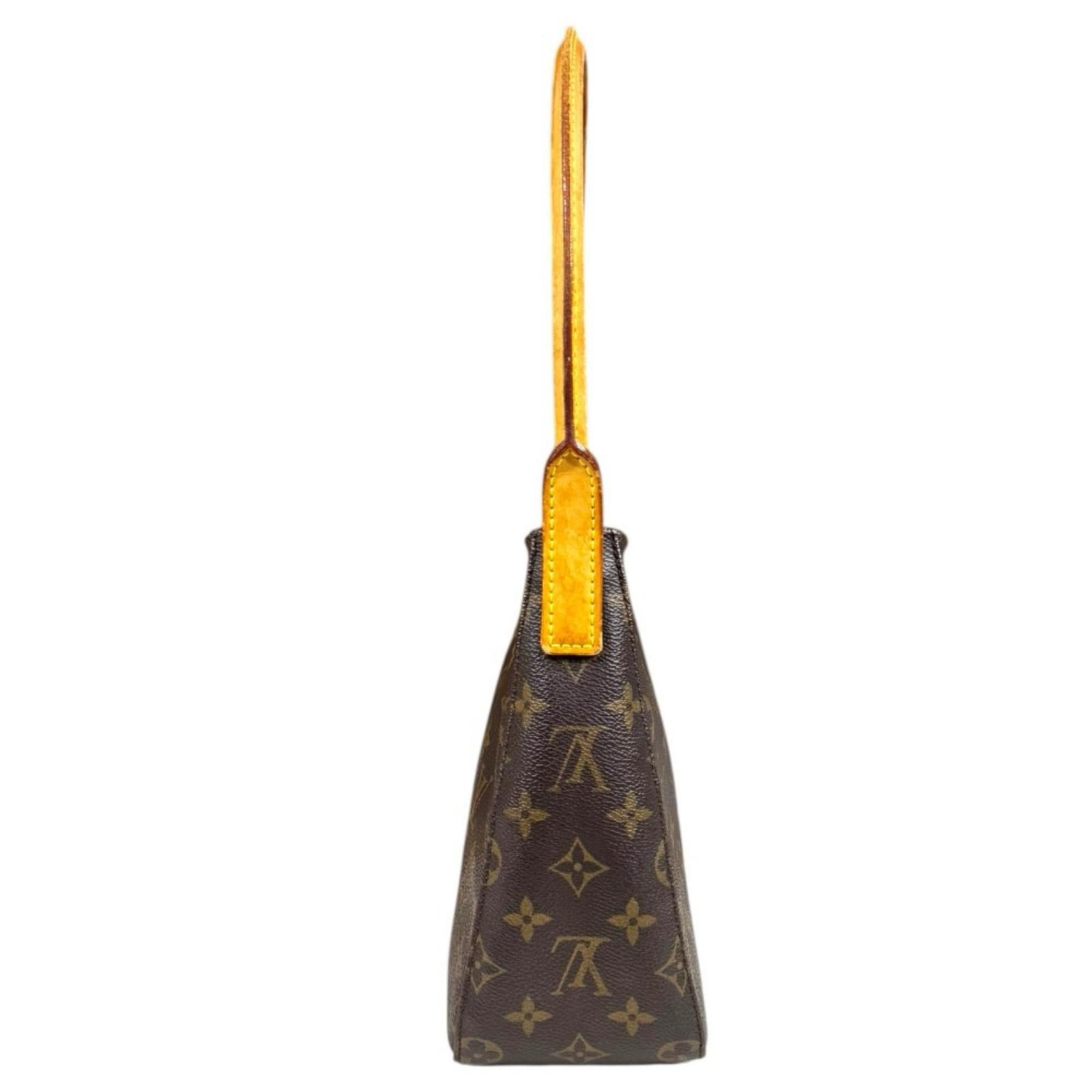 Louis Vuitton Pre-owned Louis Vuitton Looping MM Monogram Shoulder Bag in Brown Canvas (M51146) for Women. Size ONE SIZE - 5 Thumbnail
