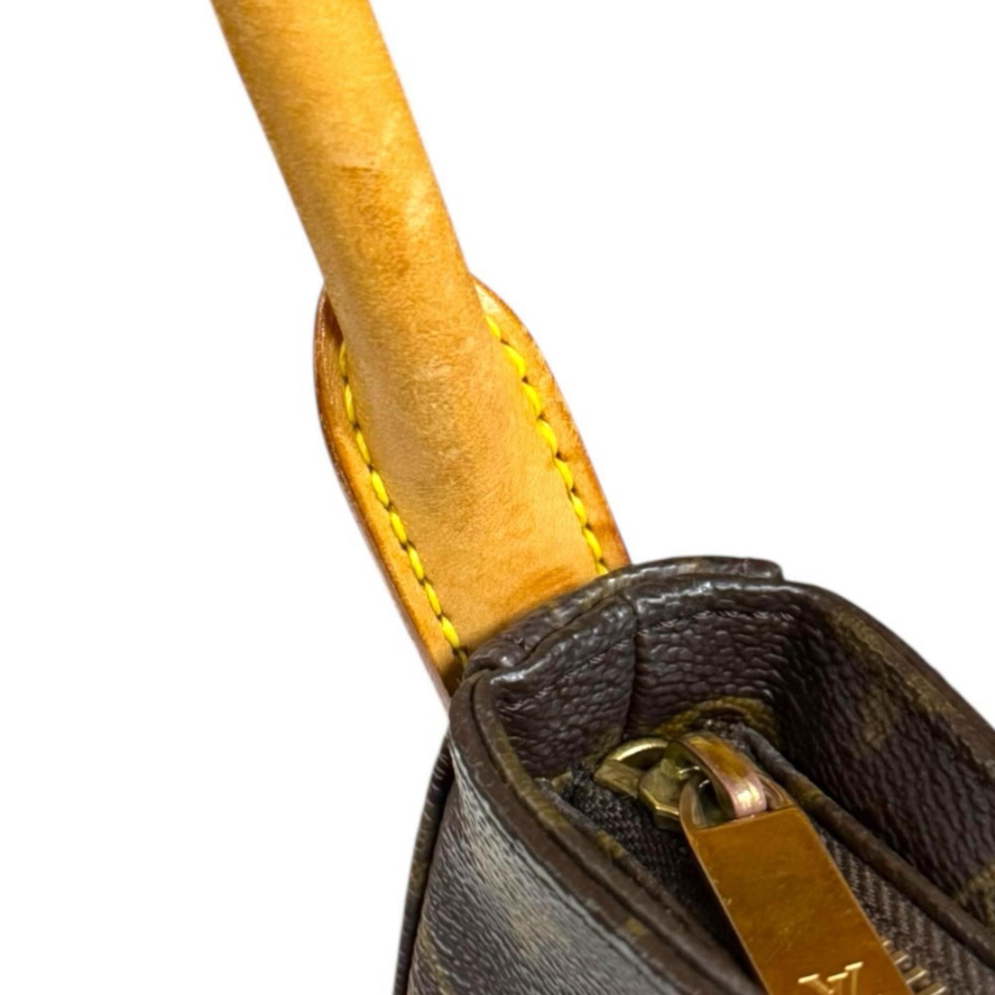 Louis Vuitton Pre-owned Louis Vuitton Looping MM Monogram Shoulder Bag in Brown Canvas (M51146) for Women. Size ONE SIZE - 13 Thumbnail